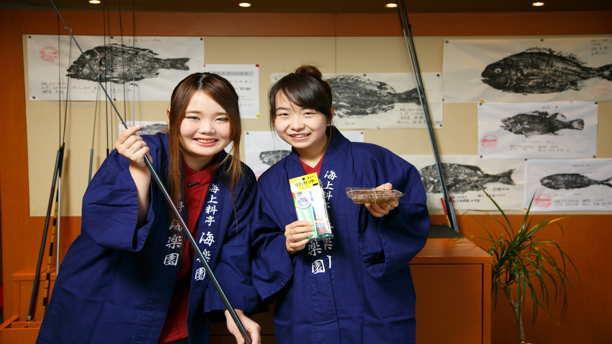 可租用釣魚竿、釣魚線等。
