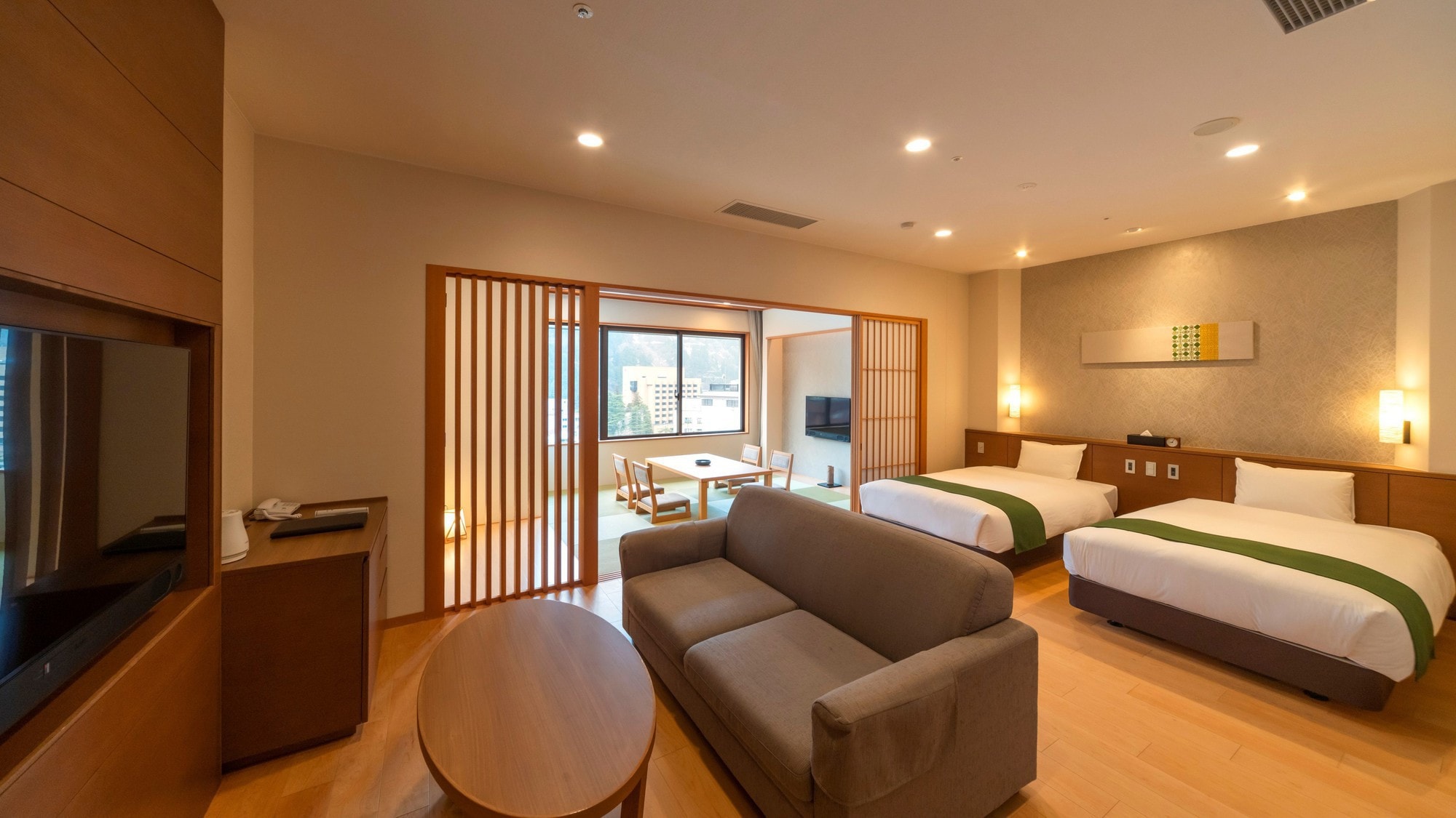 Annex "Asuka" Deluxe Japanese and Western Room (city side)