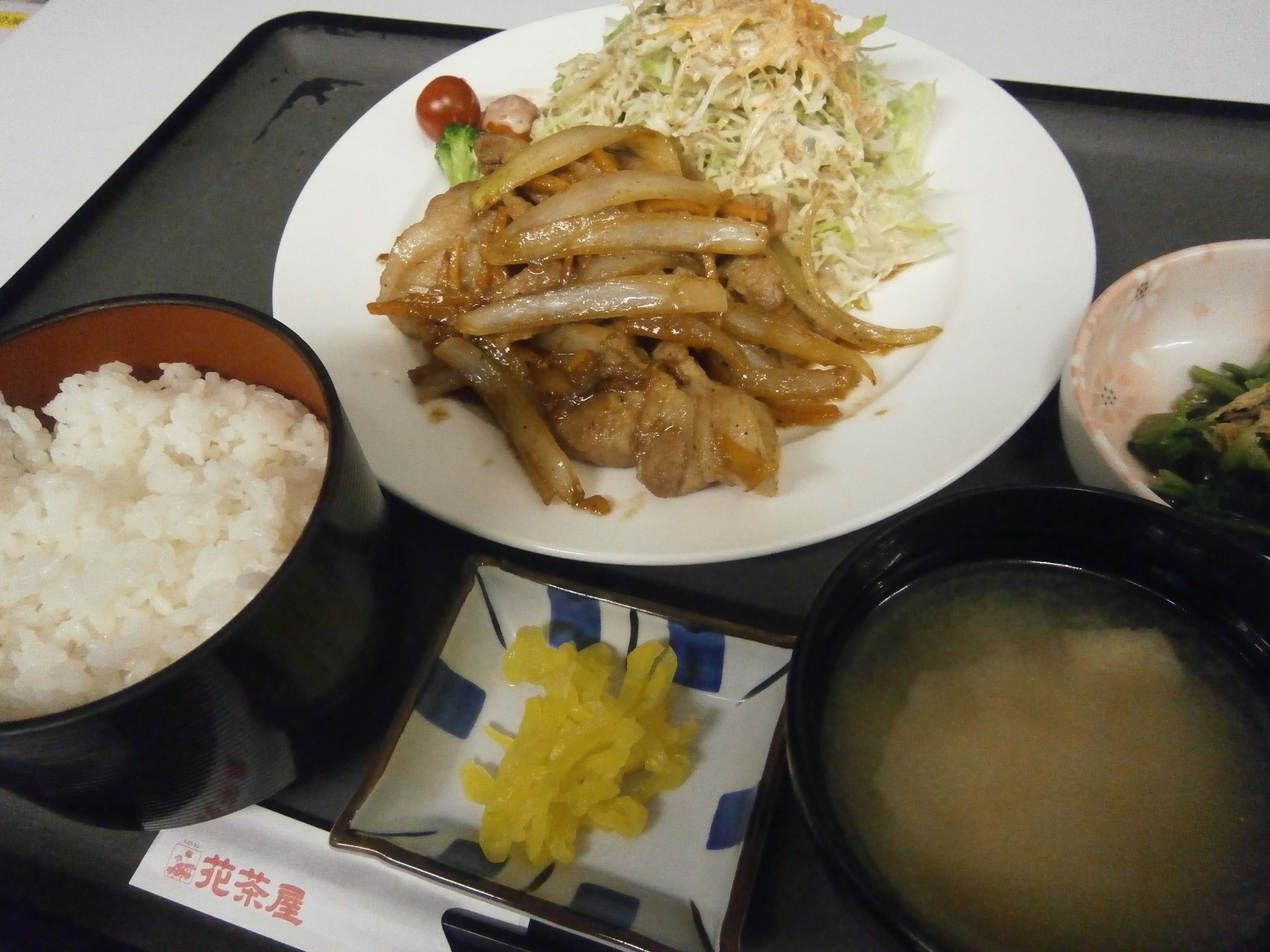 薑絲豬肉套餐