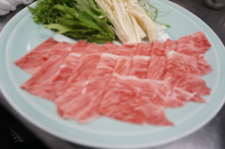 Wakasa beef shabu-shabu