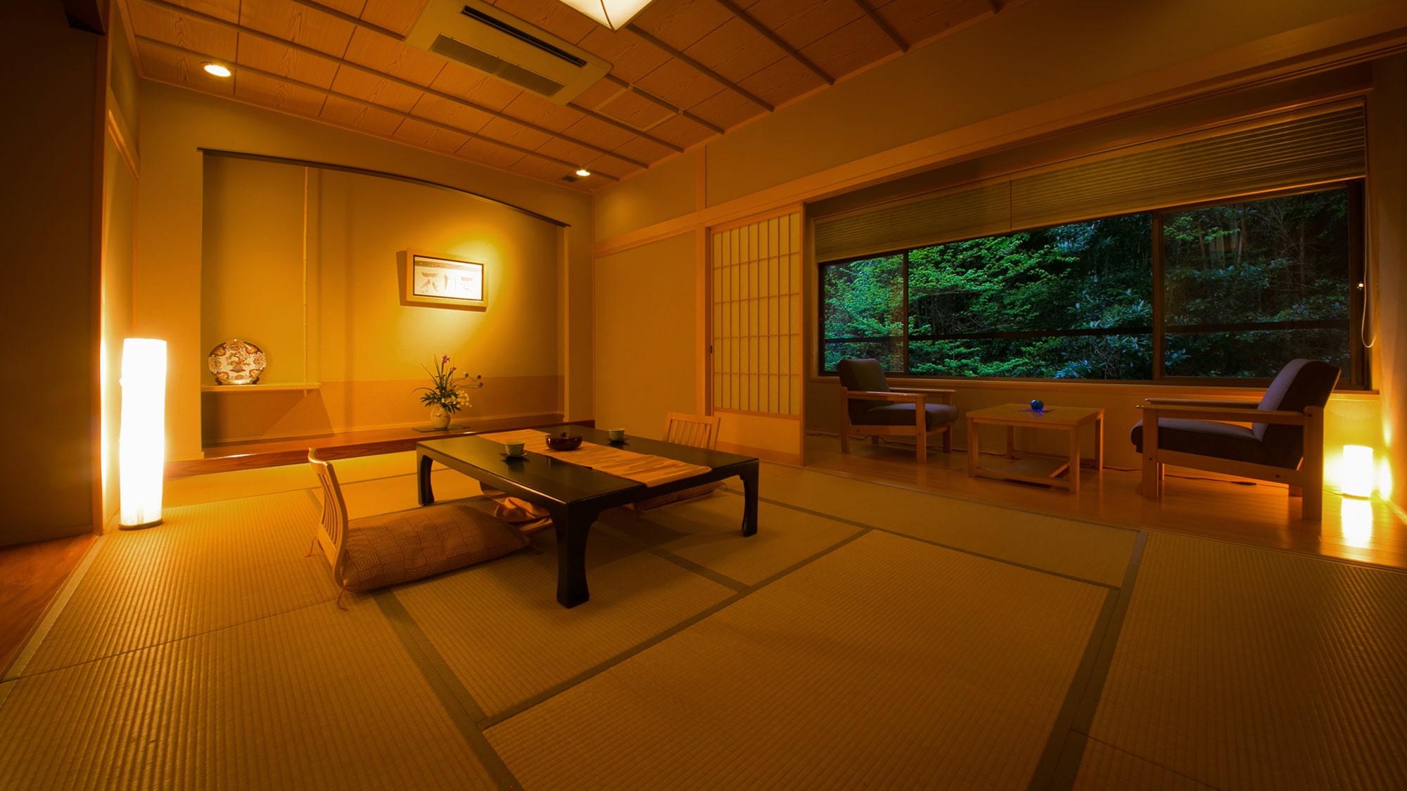 A VIP room with an open-air bath ‐Sekirei‐
