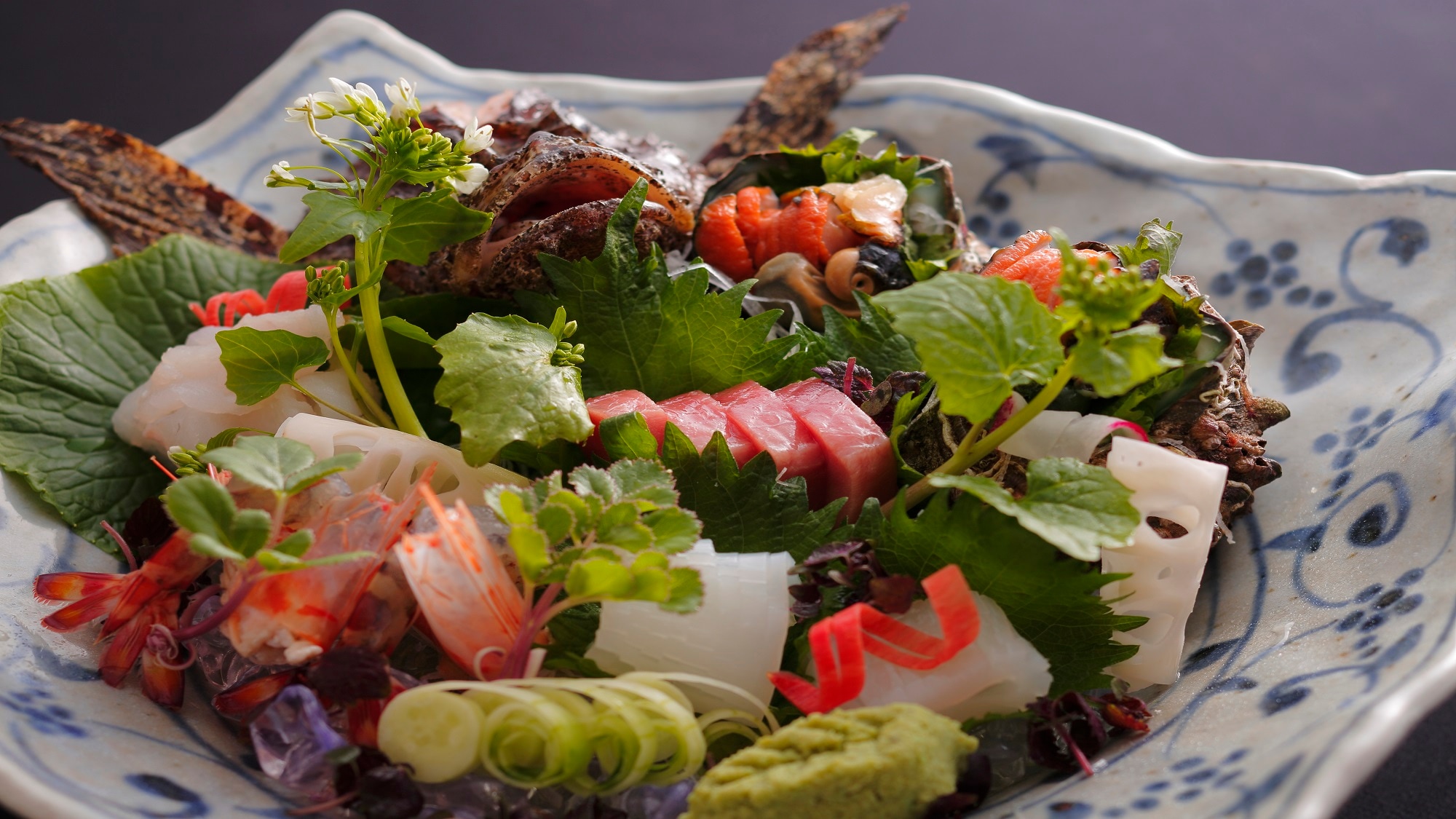 đĩa sashimi