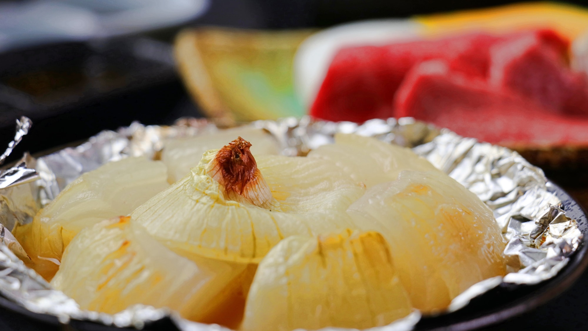 [Dinner - Baked onions in foil]