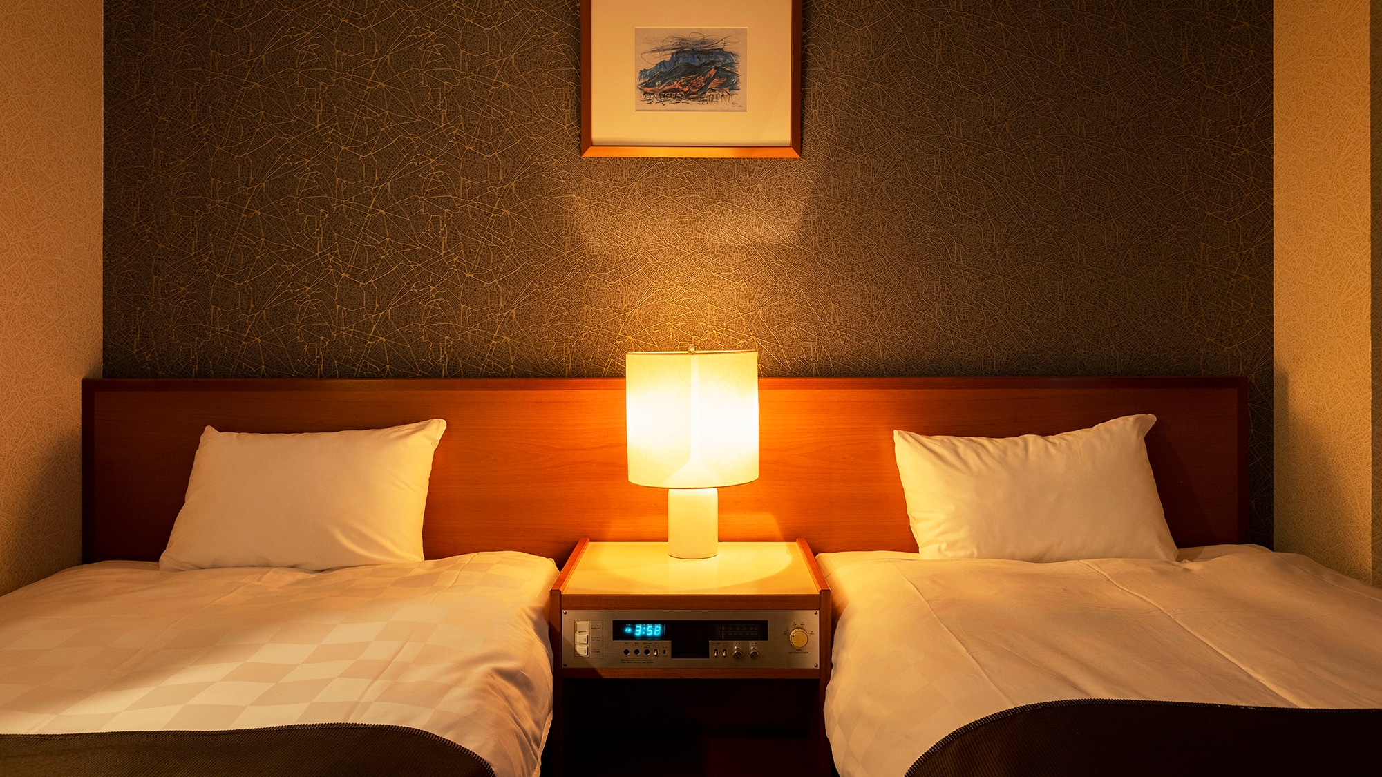 [Standard Twin: 20 square meters and up] A relaxing room where two people can stay comfortably.