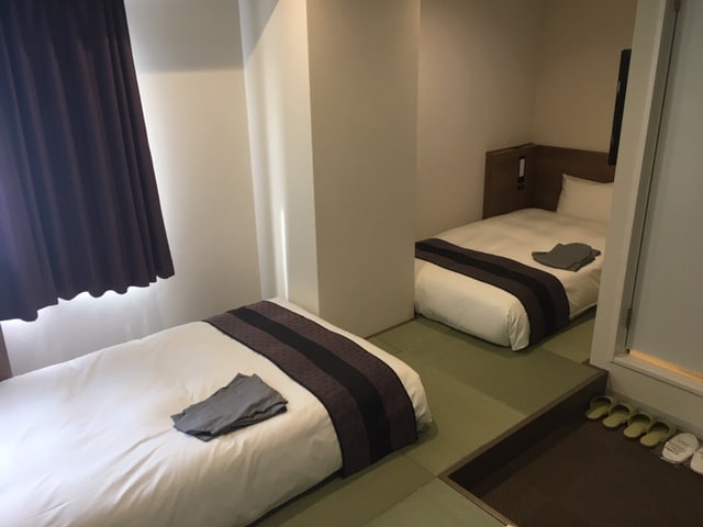 Raised twin room