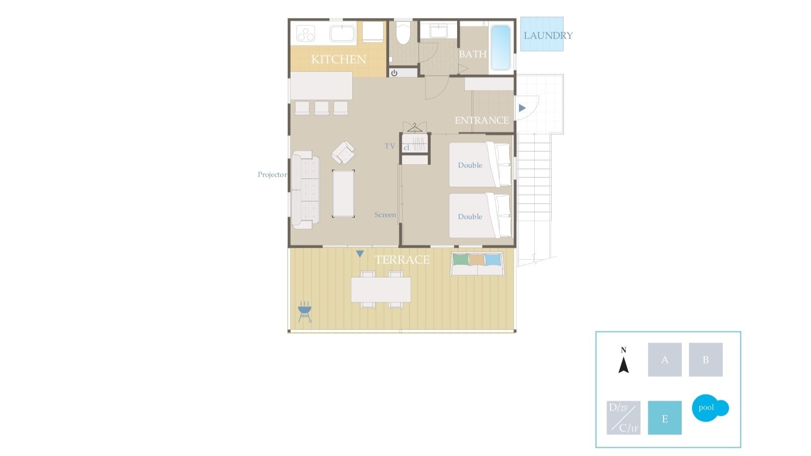 Superior 1 Proa type floor plan