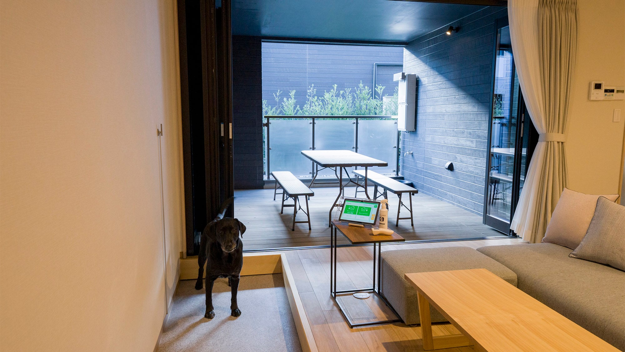 [Limited to rooms with a capacity of 4 people] Smooth movement from the entrance to the terrace