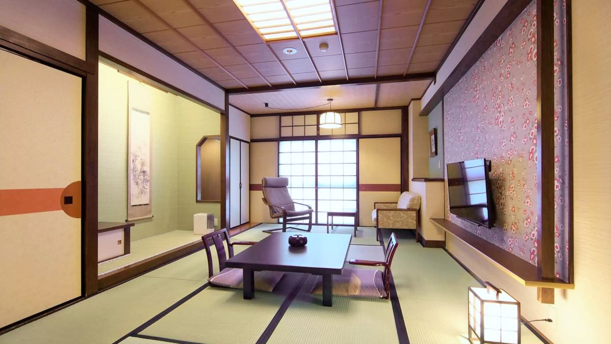 [日式房间/12张榻榻米]在平静的日式氛围中放松身心。这是一间日式标准间。