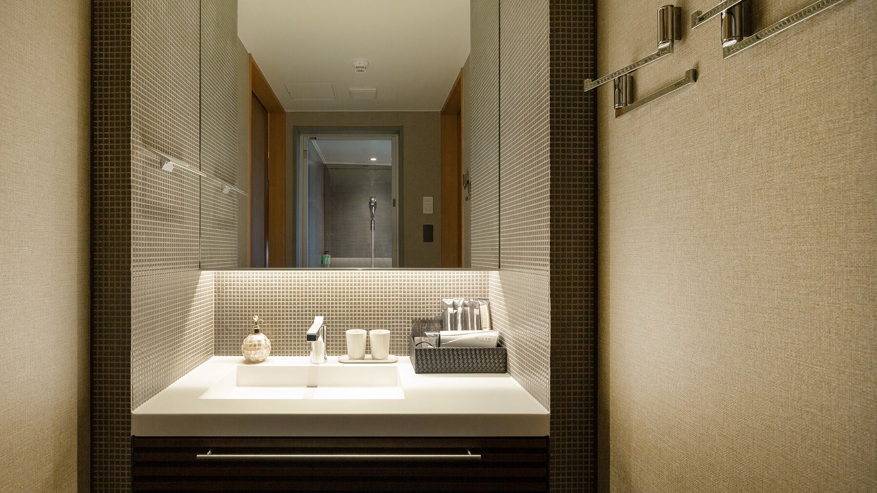 Family suite: washroom