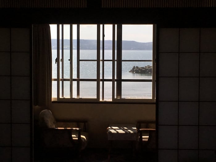 The ocean from your room
