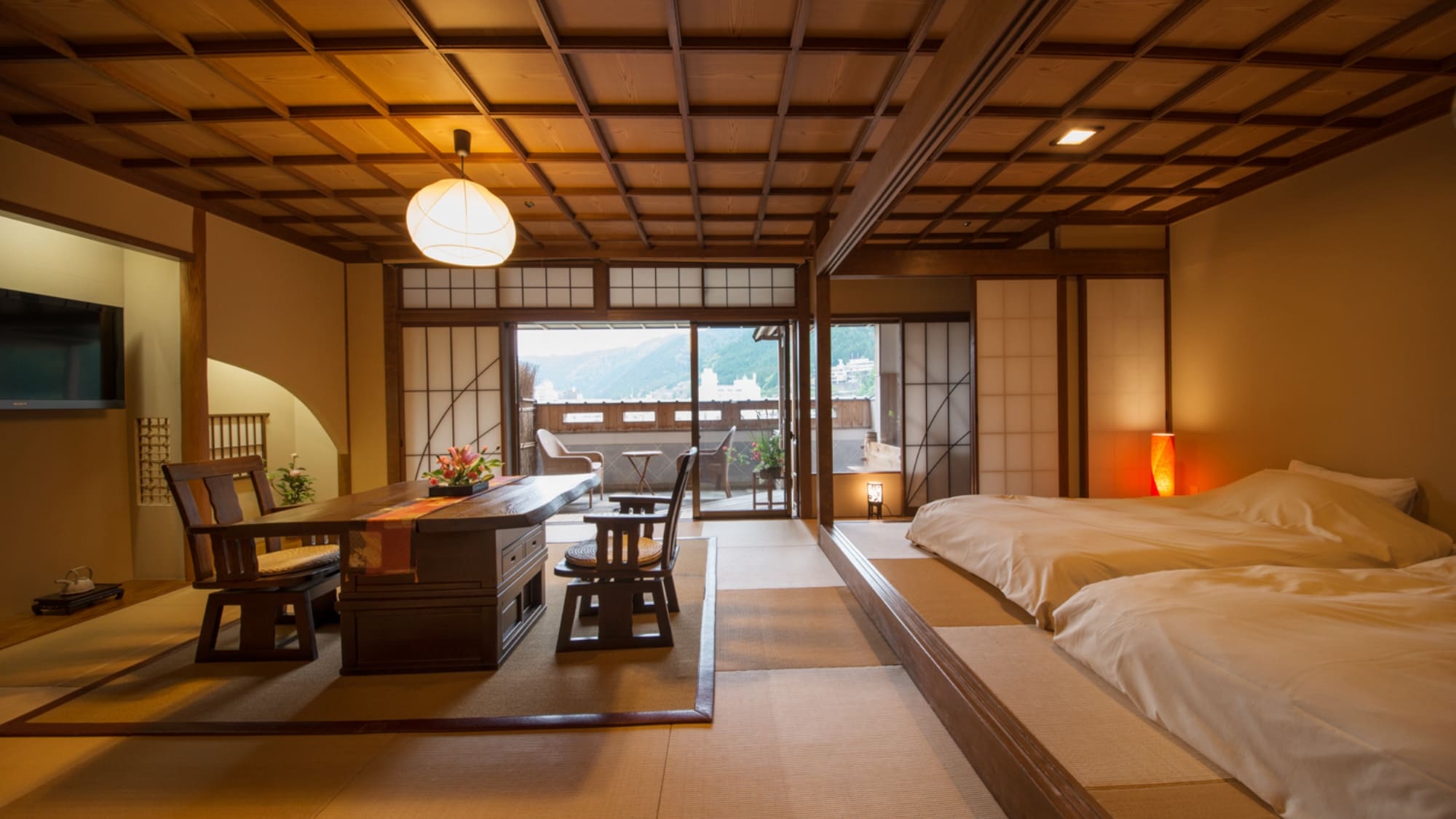 Guest room with open-air bath "Moon's Katarai"