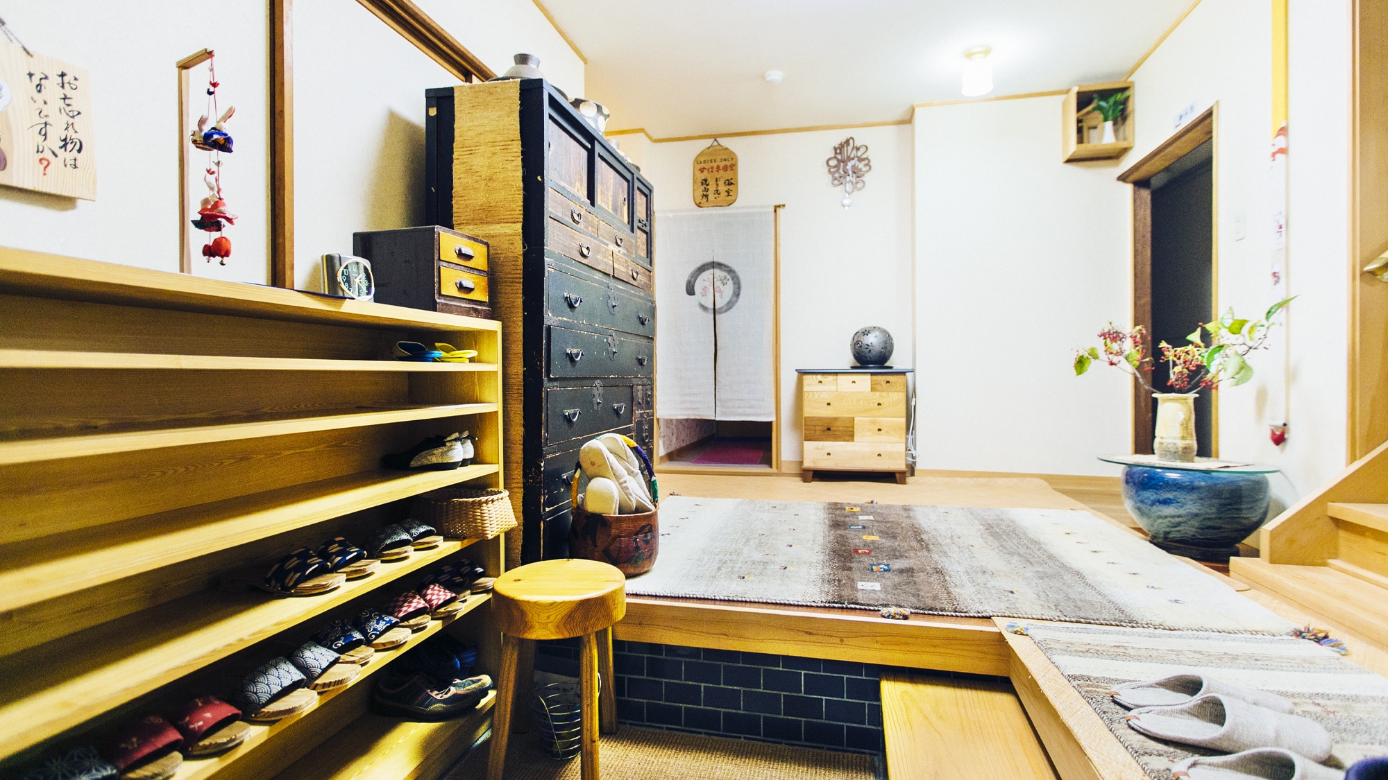 Entrance - Shoe storage area