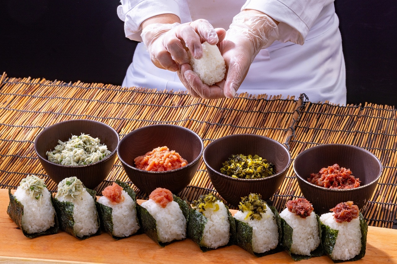 Breakfast rice ball corner