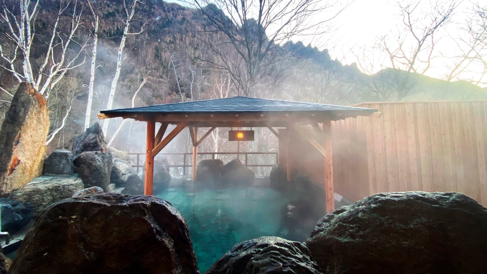 Open-air bath