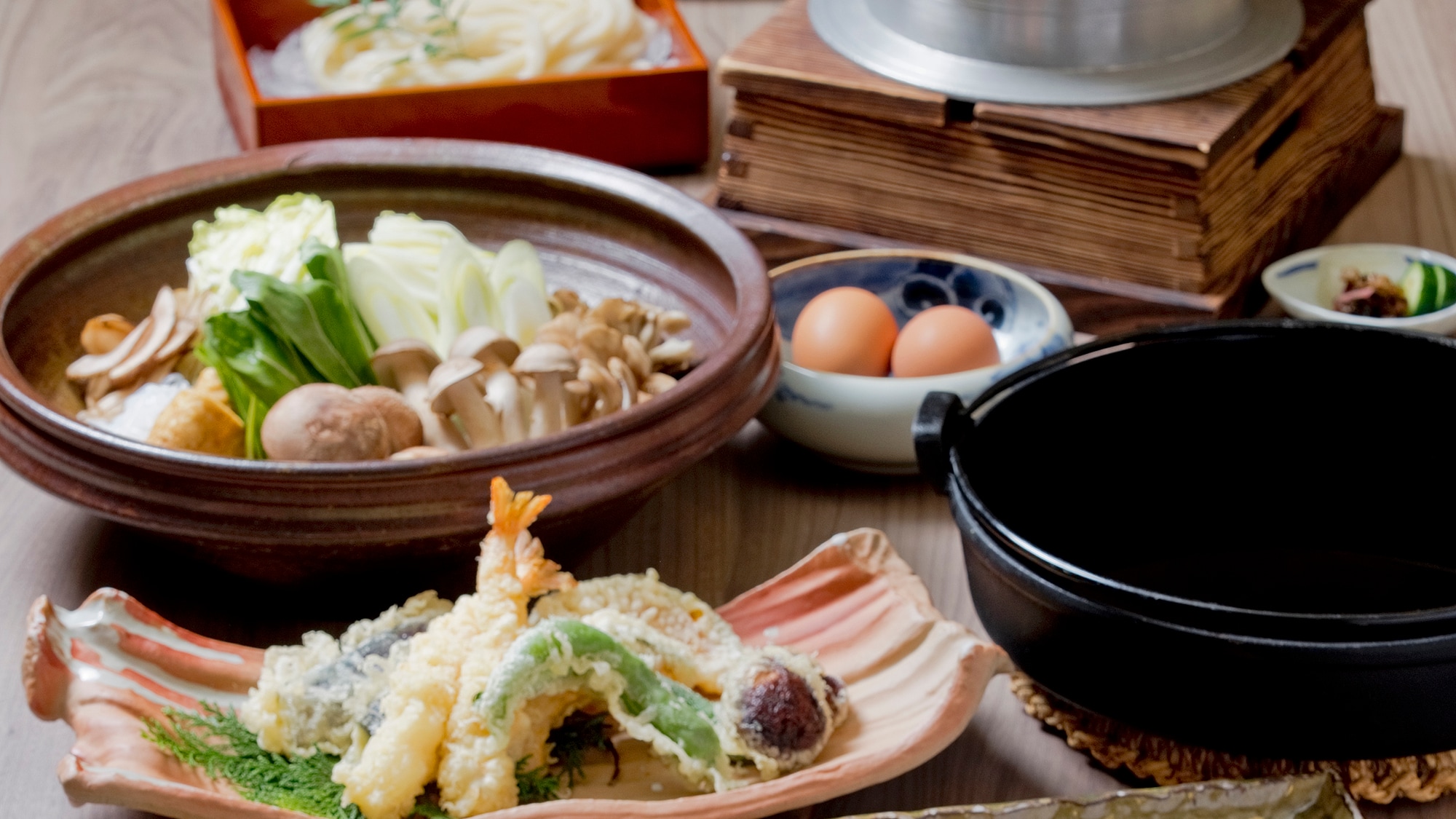 Sashimi, tempura, sukiyaki. Enjoy the deliciousness of our Japanese Kaiseki plan, which includes all the classic Japanese dishes.