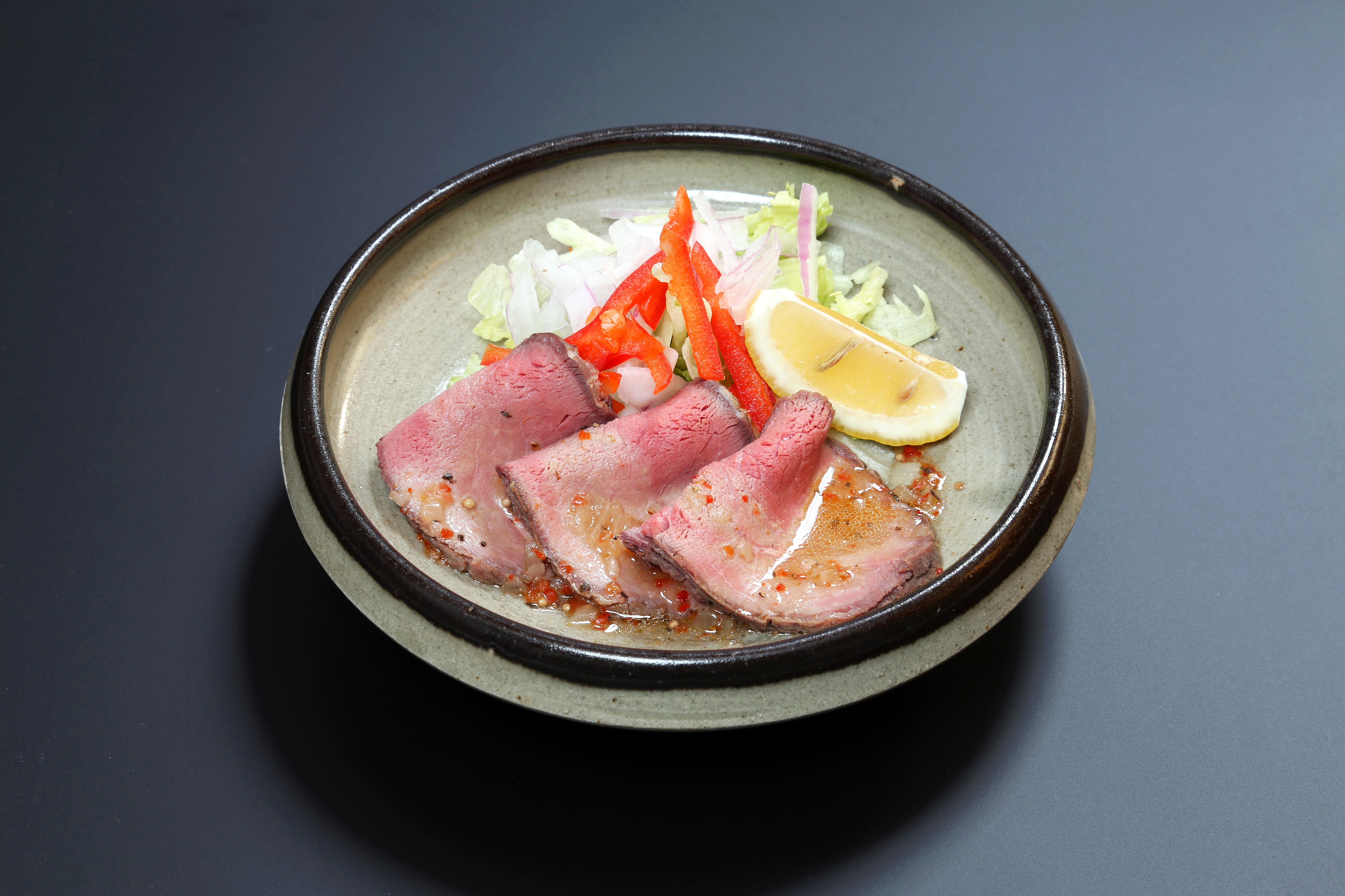 Local fish sashimi and meat plan