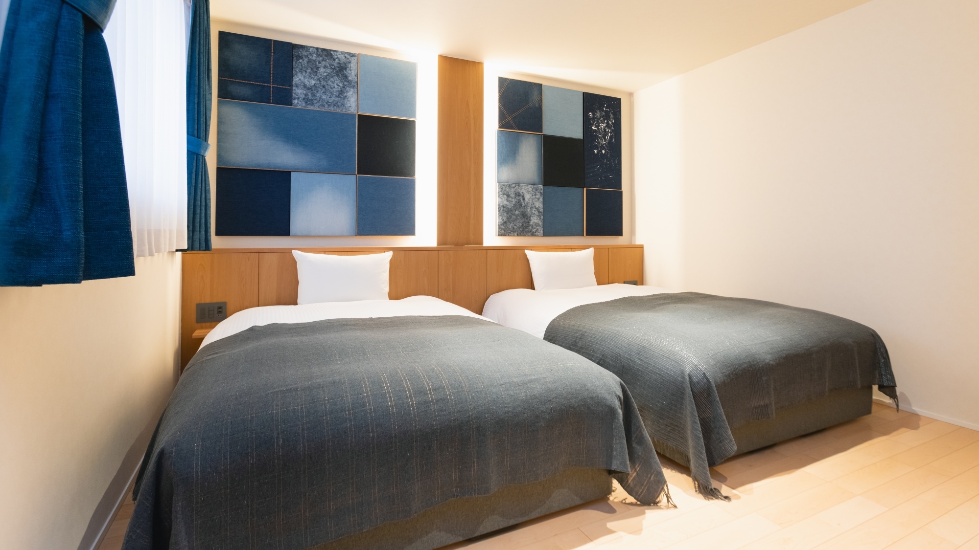 Denim Twin Room 1 | Bed