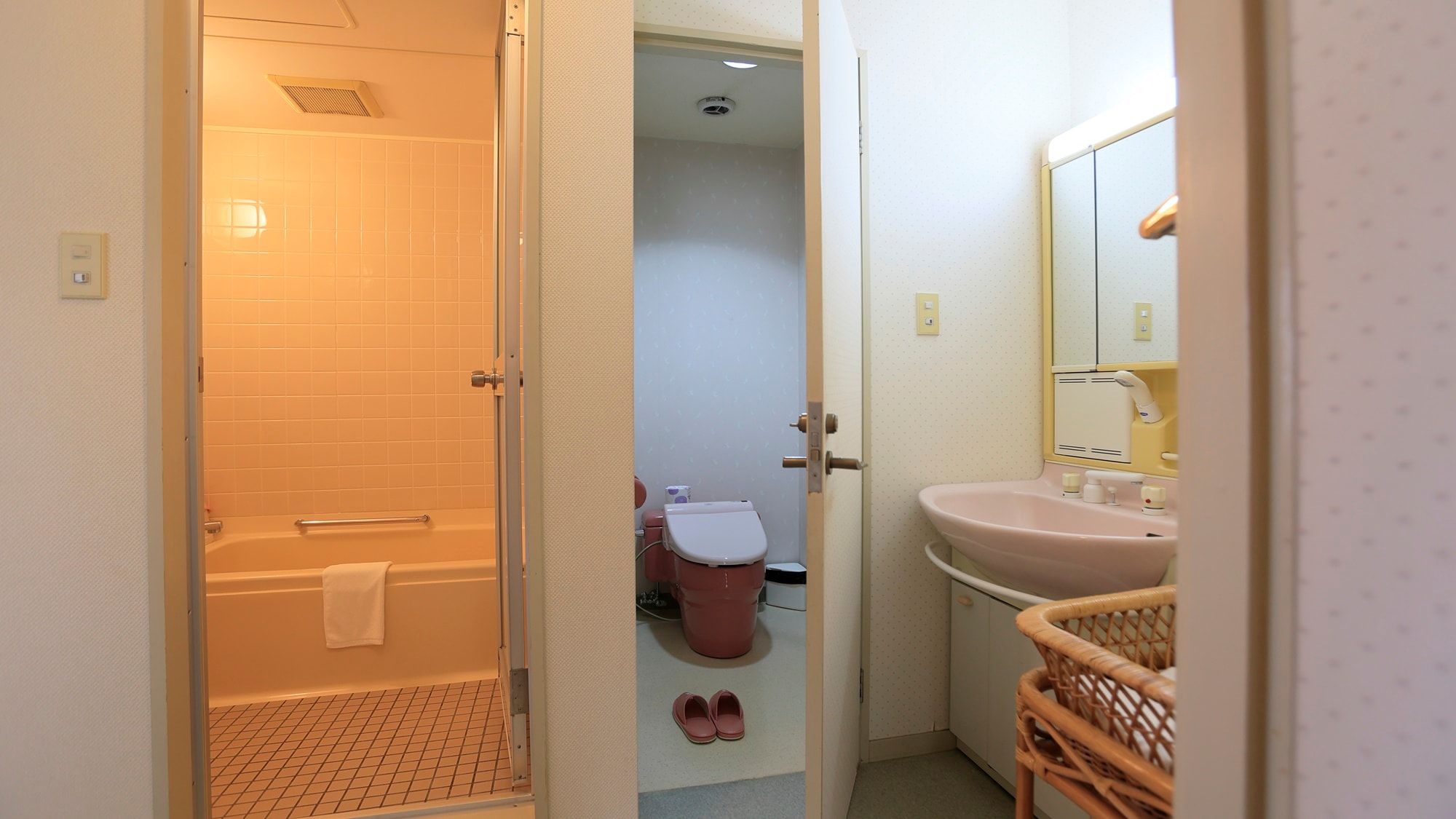 *[New Wing/Special Room (example)] This room comes with a bathroom and toilet.
