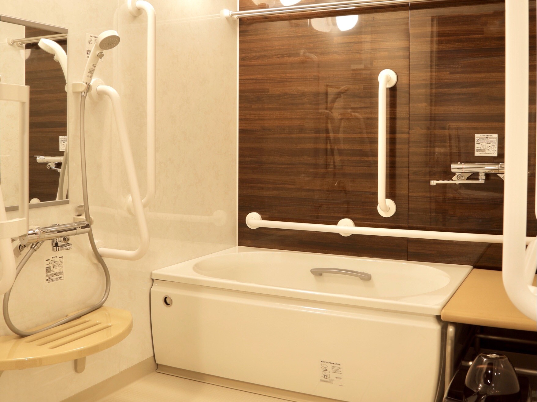 ■1 bedroom (barrier-free)■ The bathroom, toilet, and other water areas are spacious.