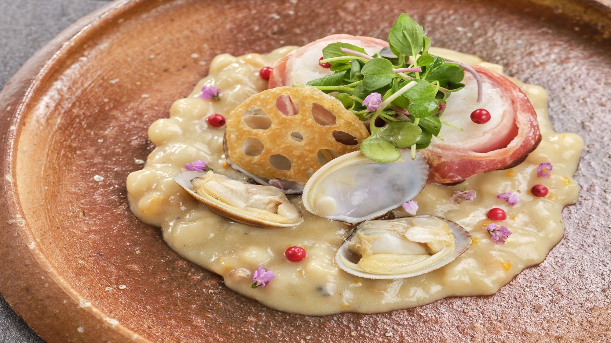[Local Delights Kaiseki Course] Winter (December 2026 - February 2027) Western Dish: Pan-seared Monkfish wrapped in bacon