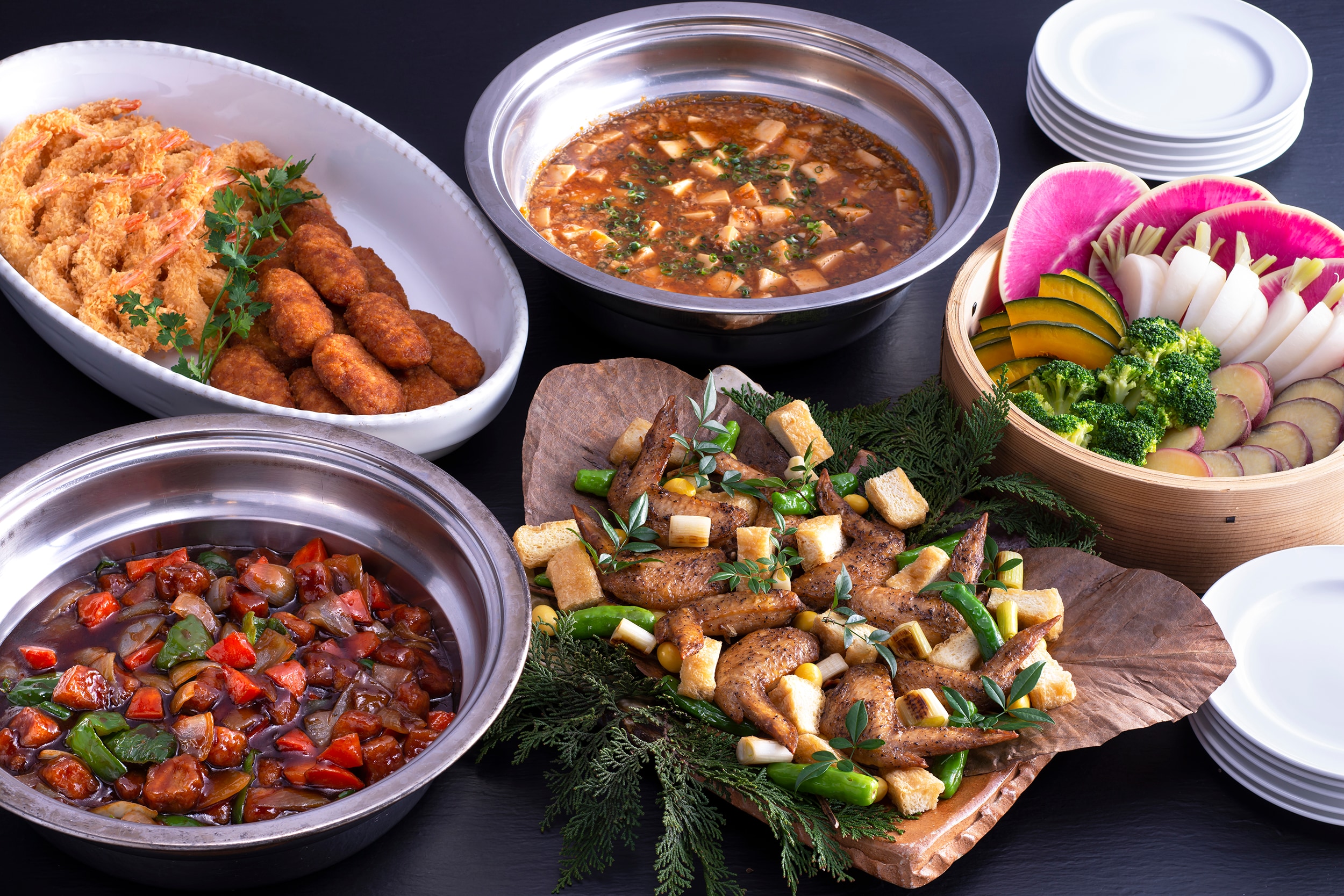 Dinner buffet example