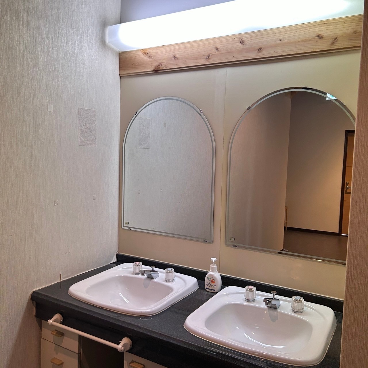 Shared washbasin