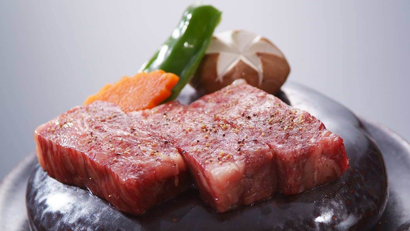 Batu pinggang daging sapi Matsusaka dipanggang