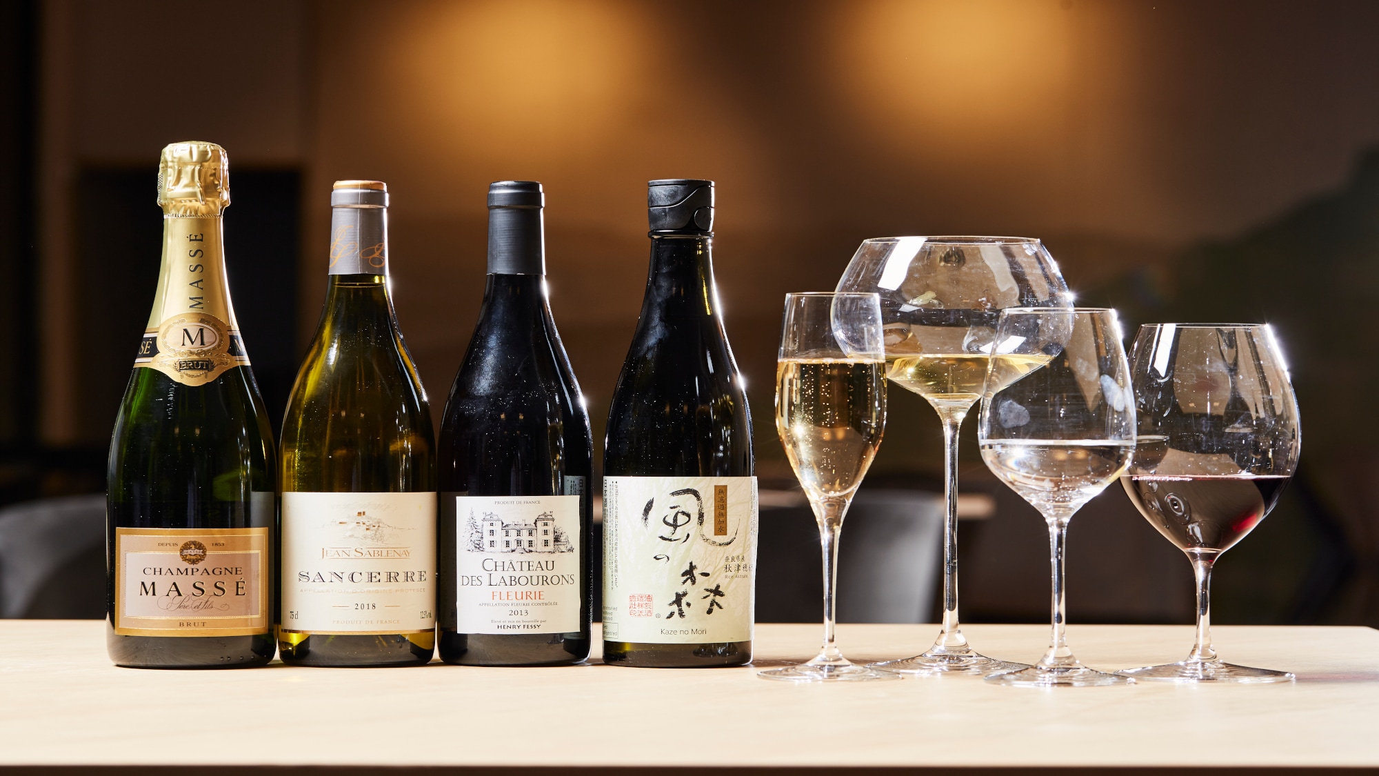 Nara's local sake, champagne and alcohol