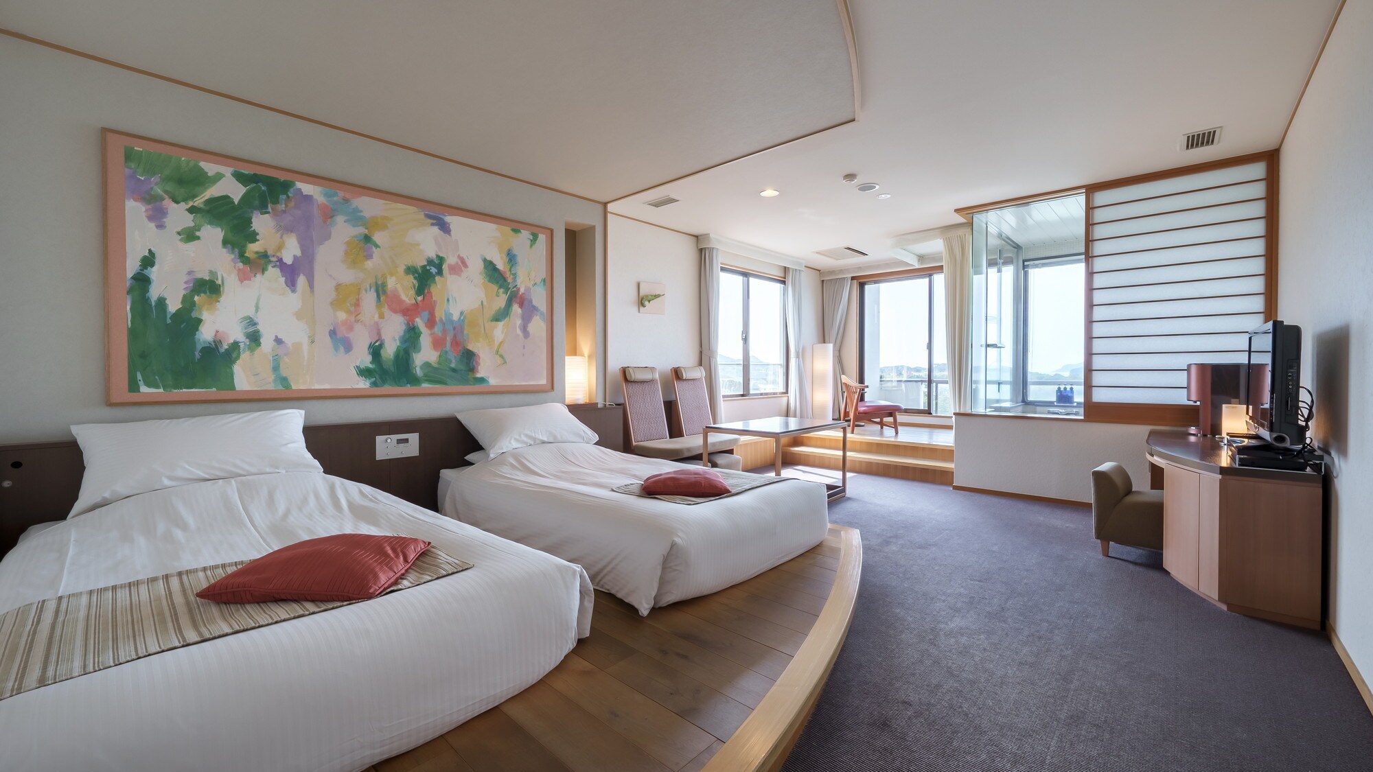 [Anniversary Floor] Twin room with observation jet bath
