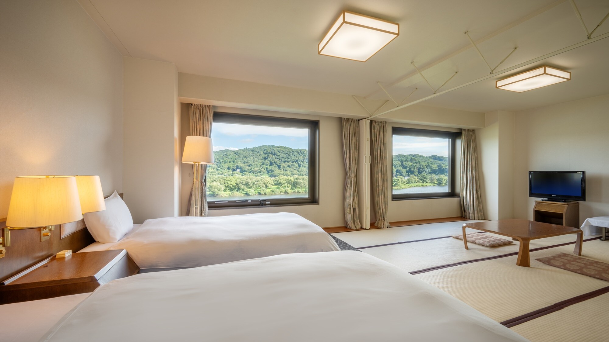 [Kamar bergaya Jepang-Barat] 46,2 meter persegi (2 kamar)