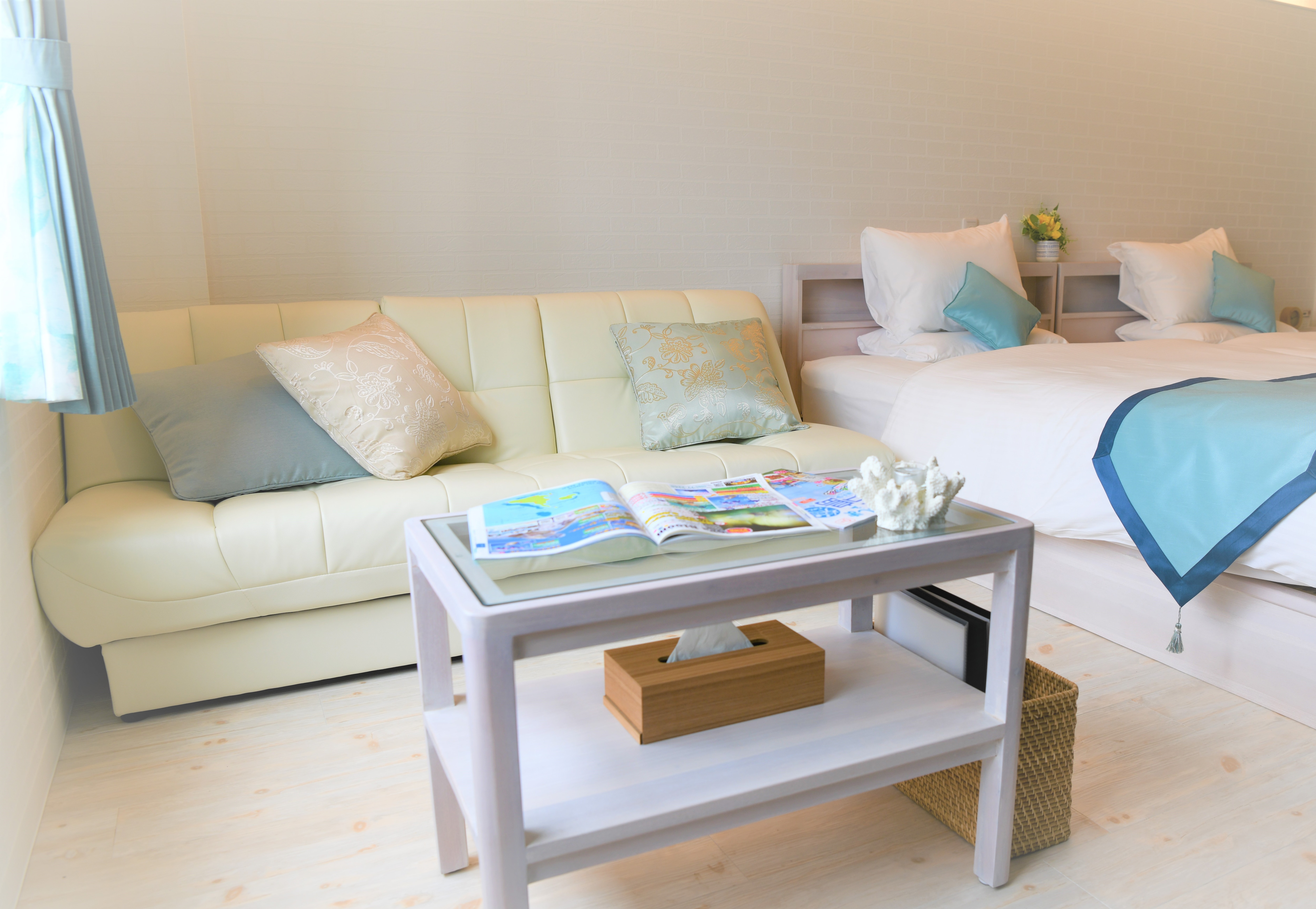 This is the sofa bed in the room.