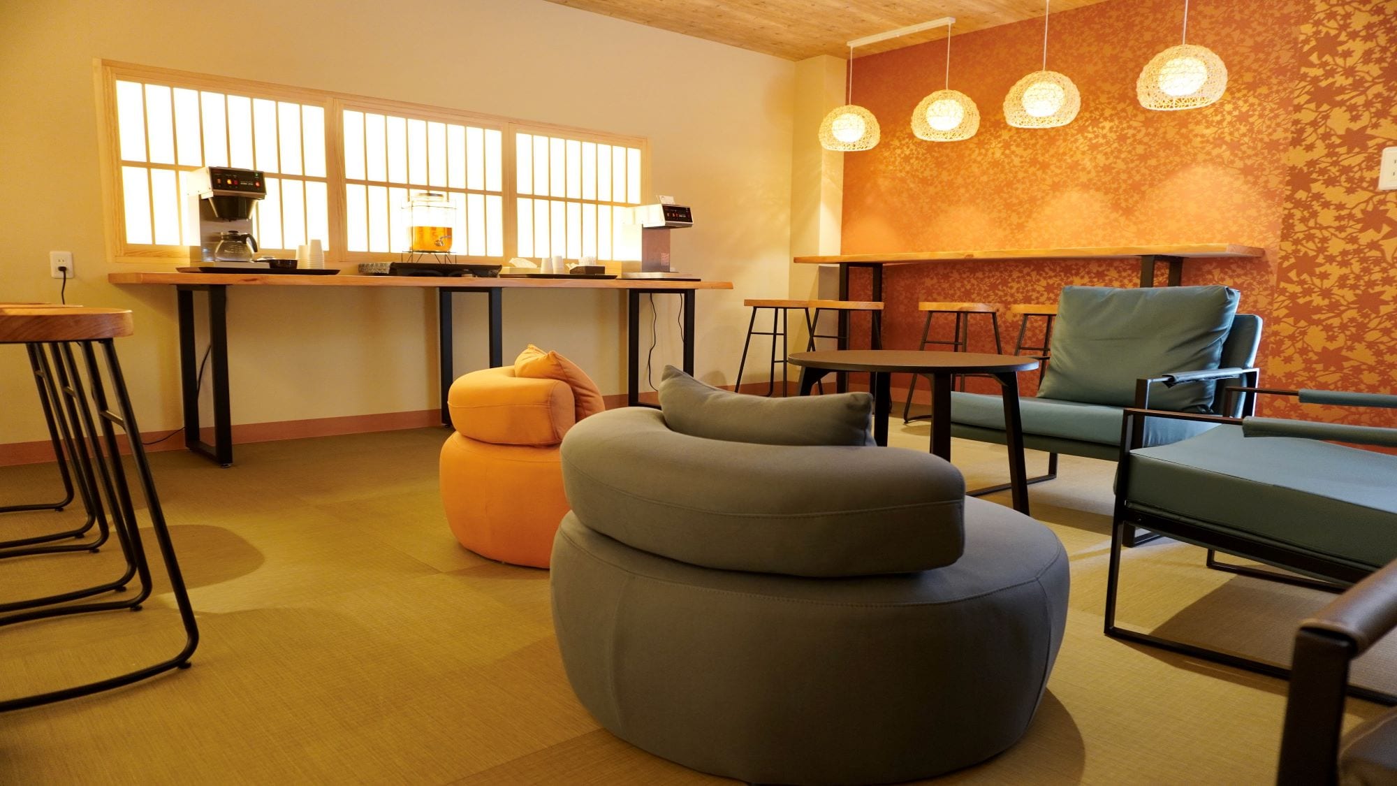First floor rest area