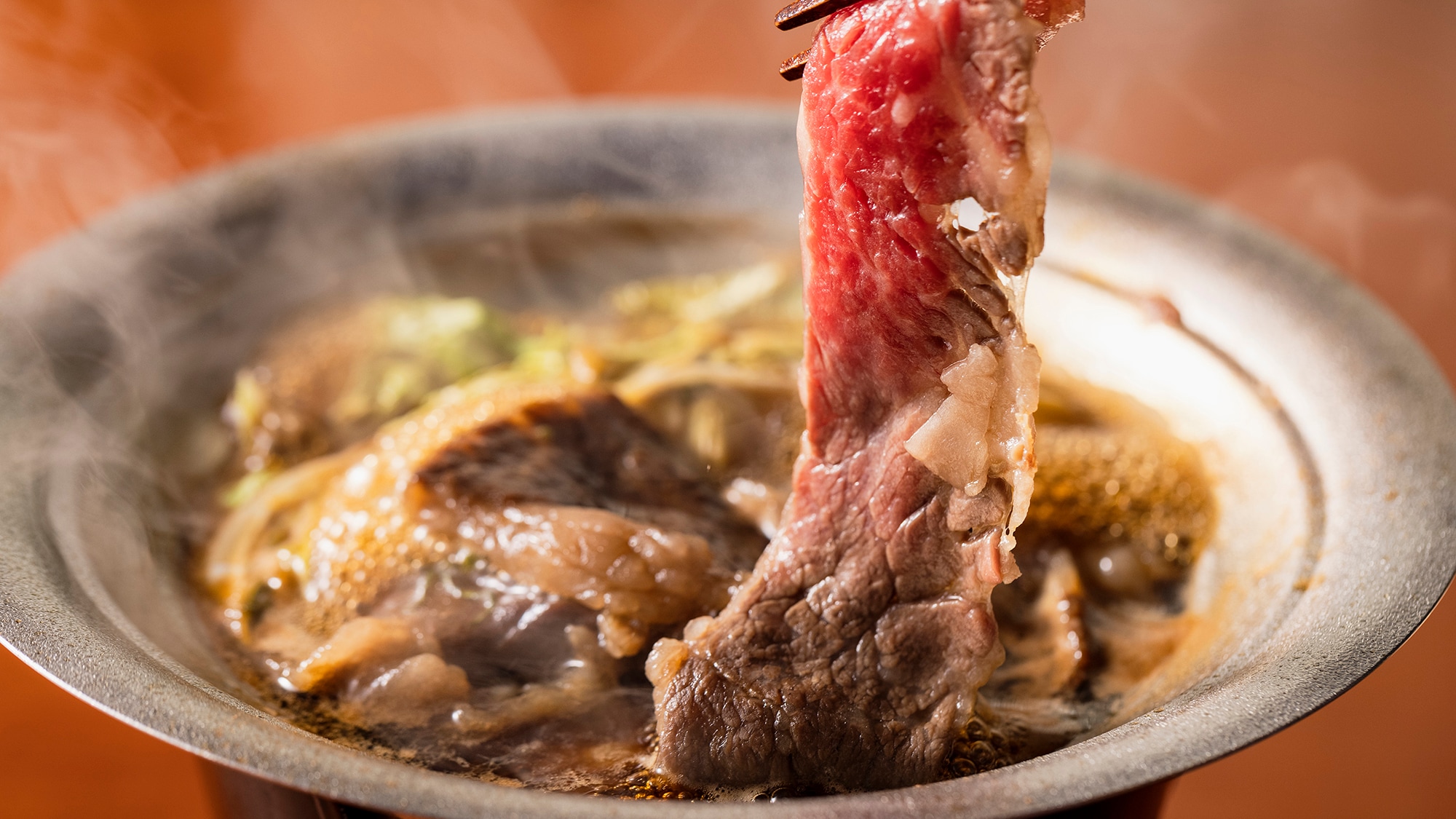 [Japanese beef sukiyaki]