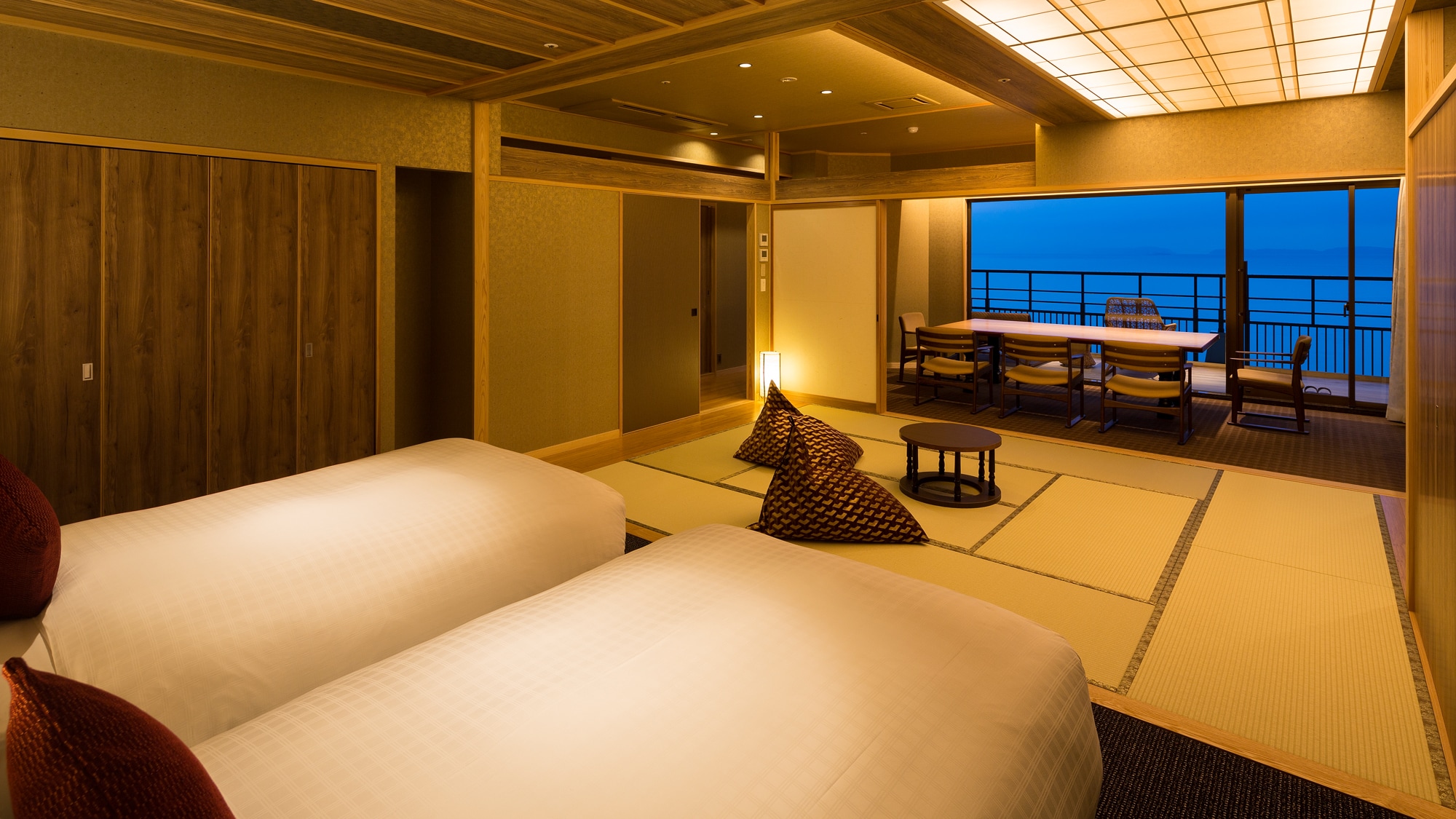 [ทุกห้องมีห้องอาบน้ำแบบเปิดโล่งส่วนตัว] Villa Paradise Sora no Niwa Type L ・ ห้องนอน / ห้องสไตล์ญี่ปุ่น (ตัวอย่าง)