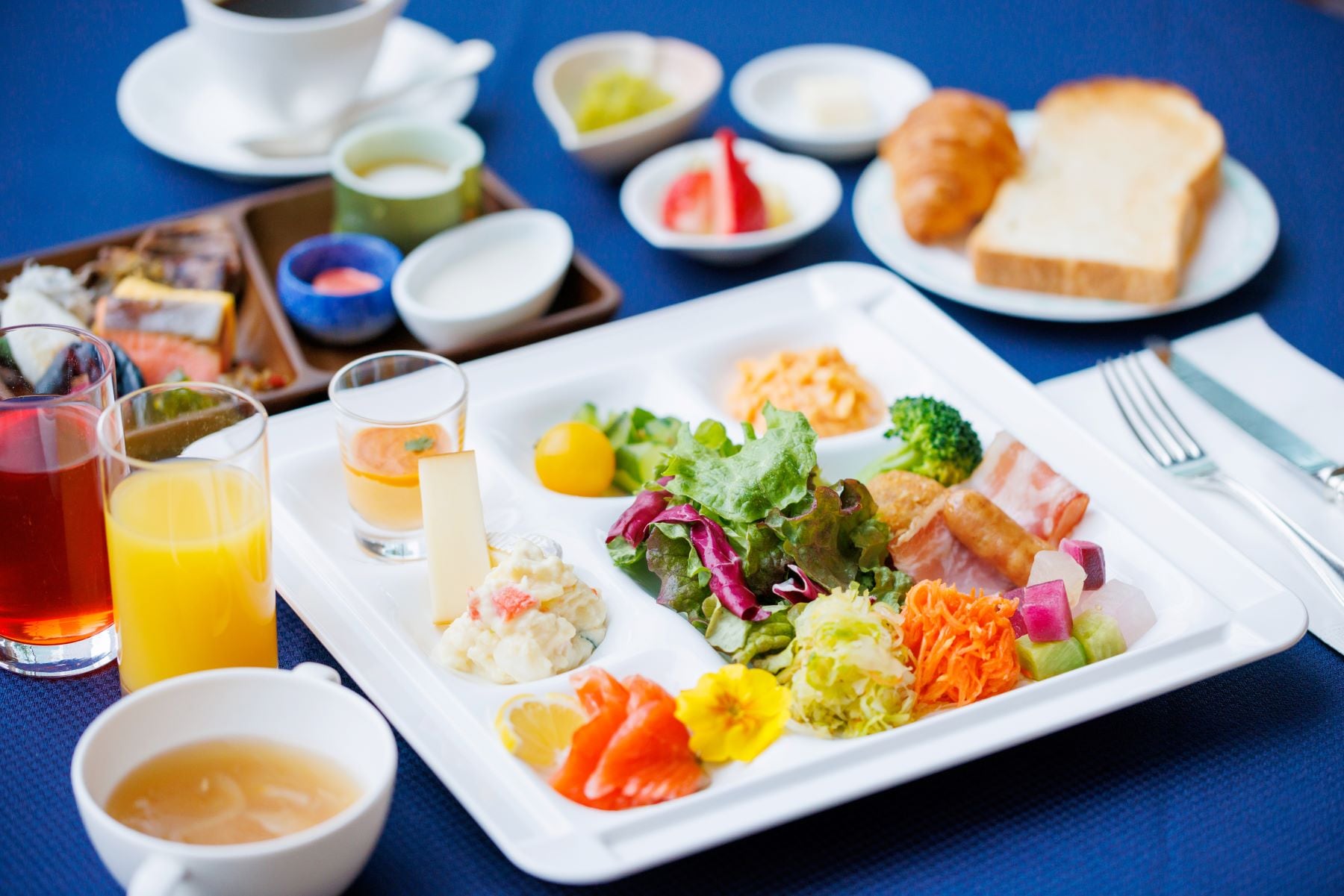 Hình ảnh sắp xếp bữa sáng