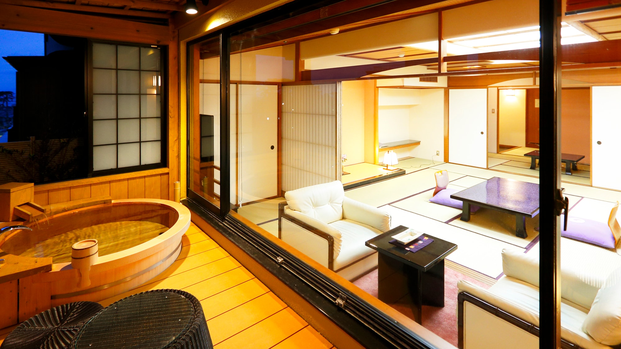 Guest room with open-air bath "Kikyo"