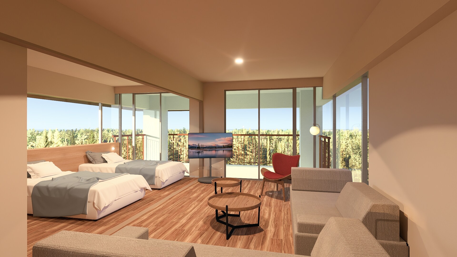 [Kamar direnovasi pada tahun 2026] *Tata letak kamar dan perlengkapan tempat tidur berbeda-beda antar kamar. Tipe kamar tertentu tidak dapat diminta.