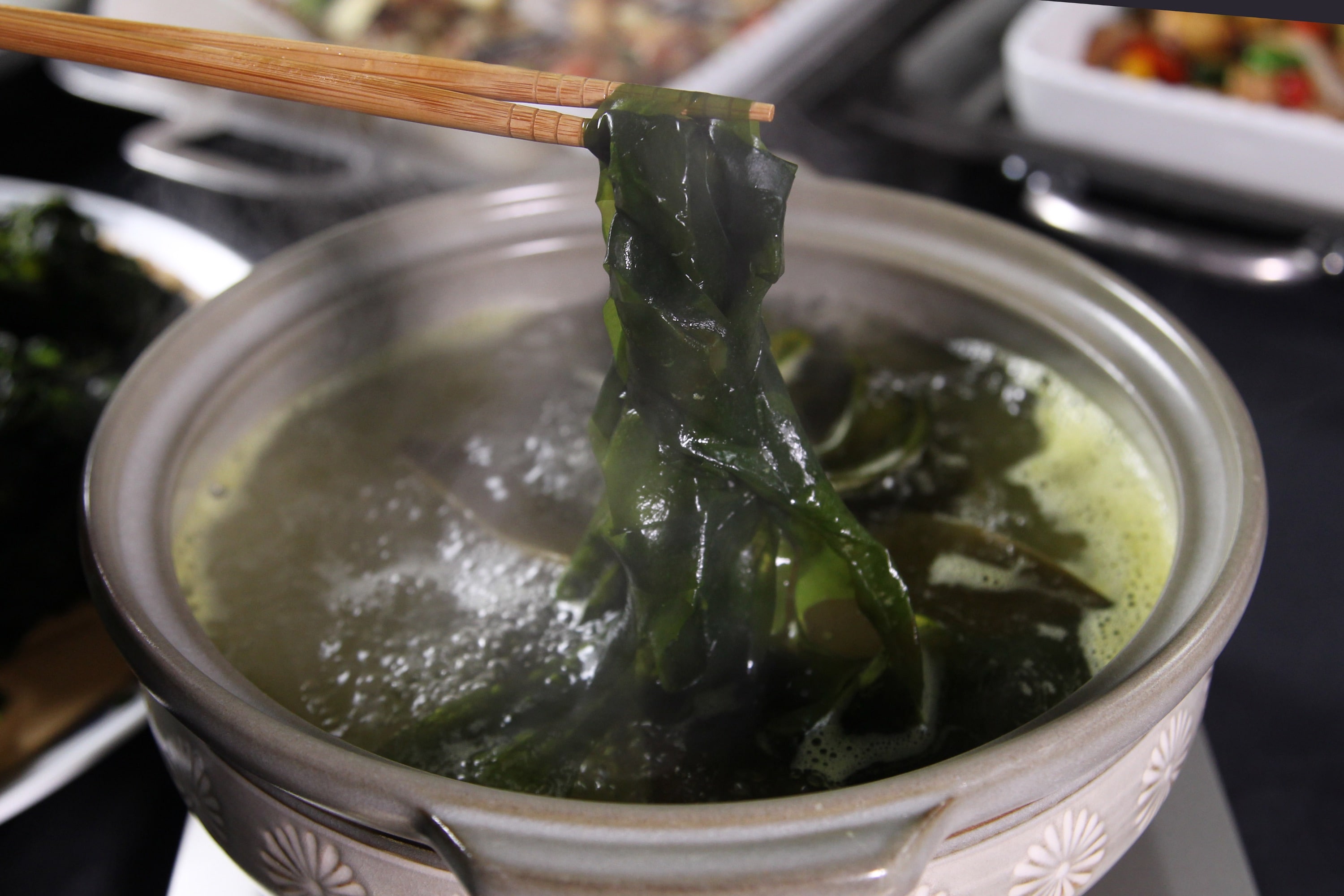 Wakame stem shabu-shabu