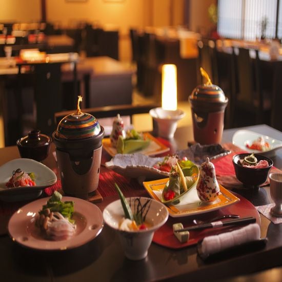 Kiso's special dish "seasonal dinner"