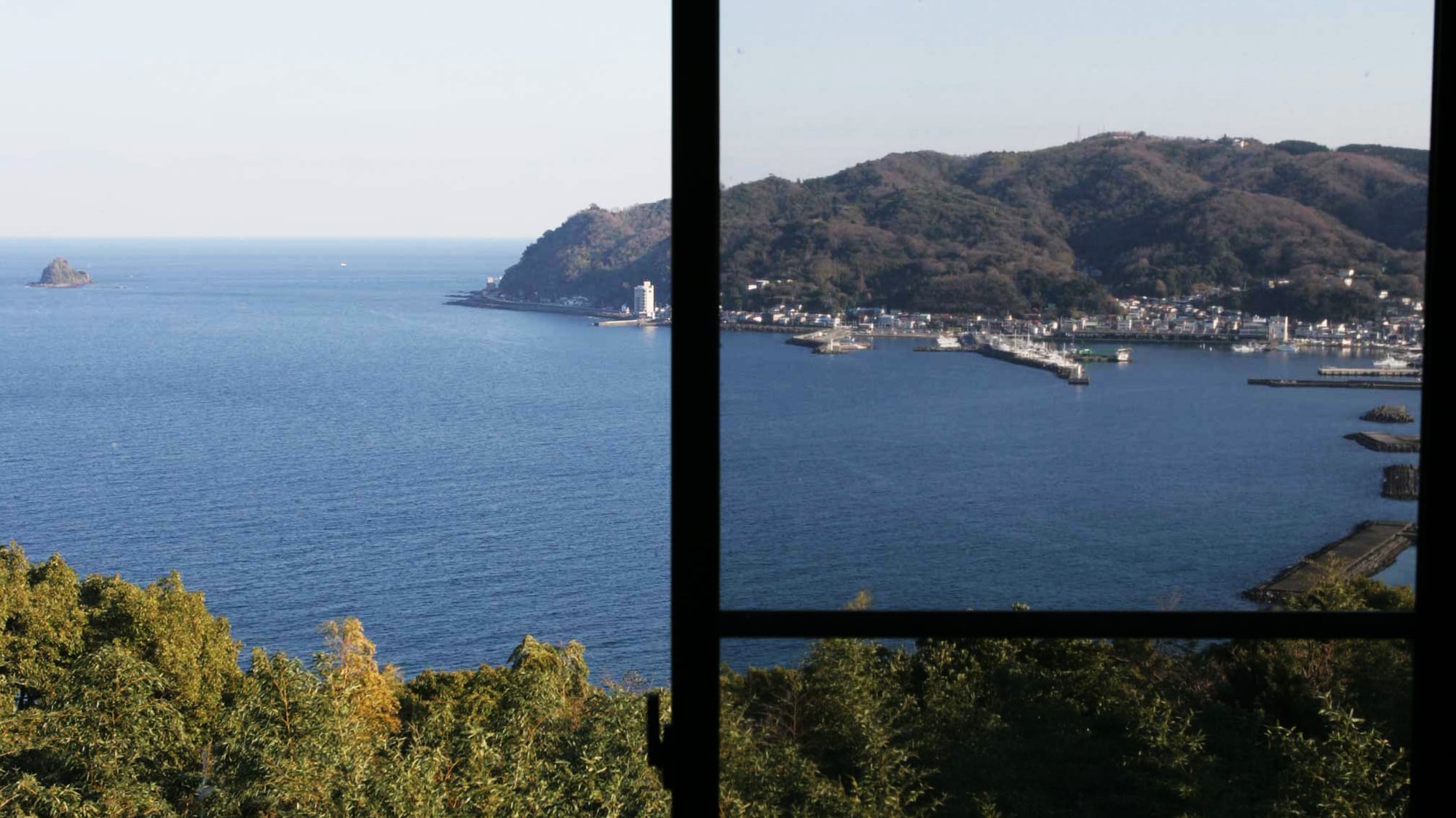From the window of a non-smoking Japanese-Western style room