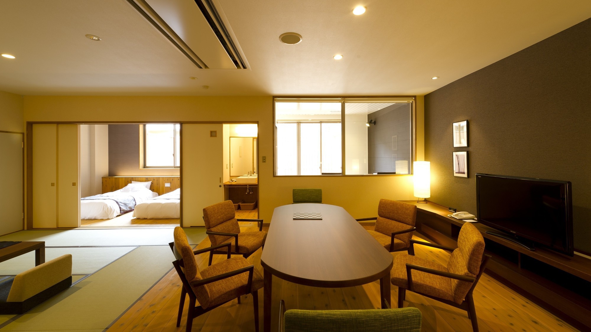 [FUUKA Suite] Guest room with hot spring cypress bath