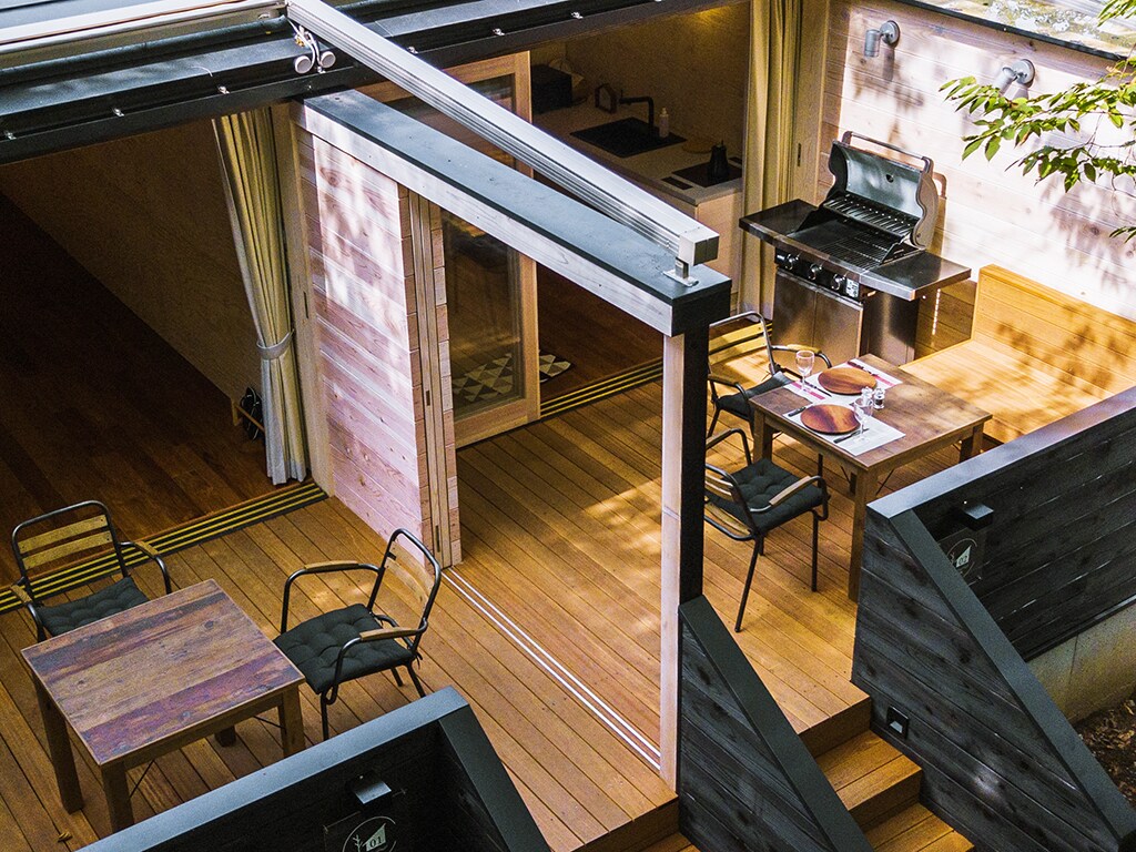 [Glamping Cabin] Terrace/2 rooms