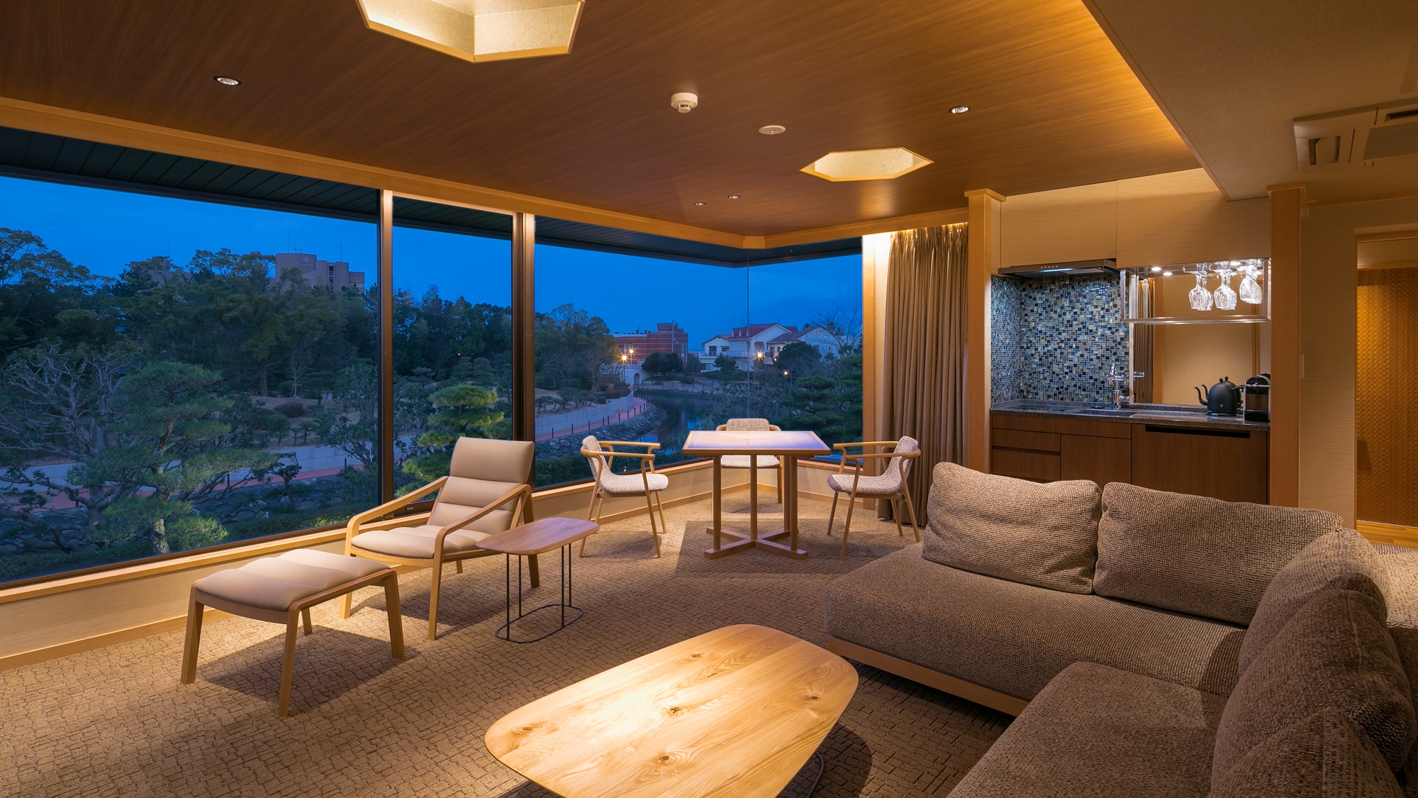 [GARDEN VILLA] Twin room with private open-air bath Type C