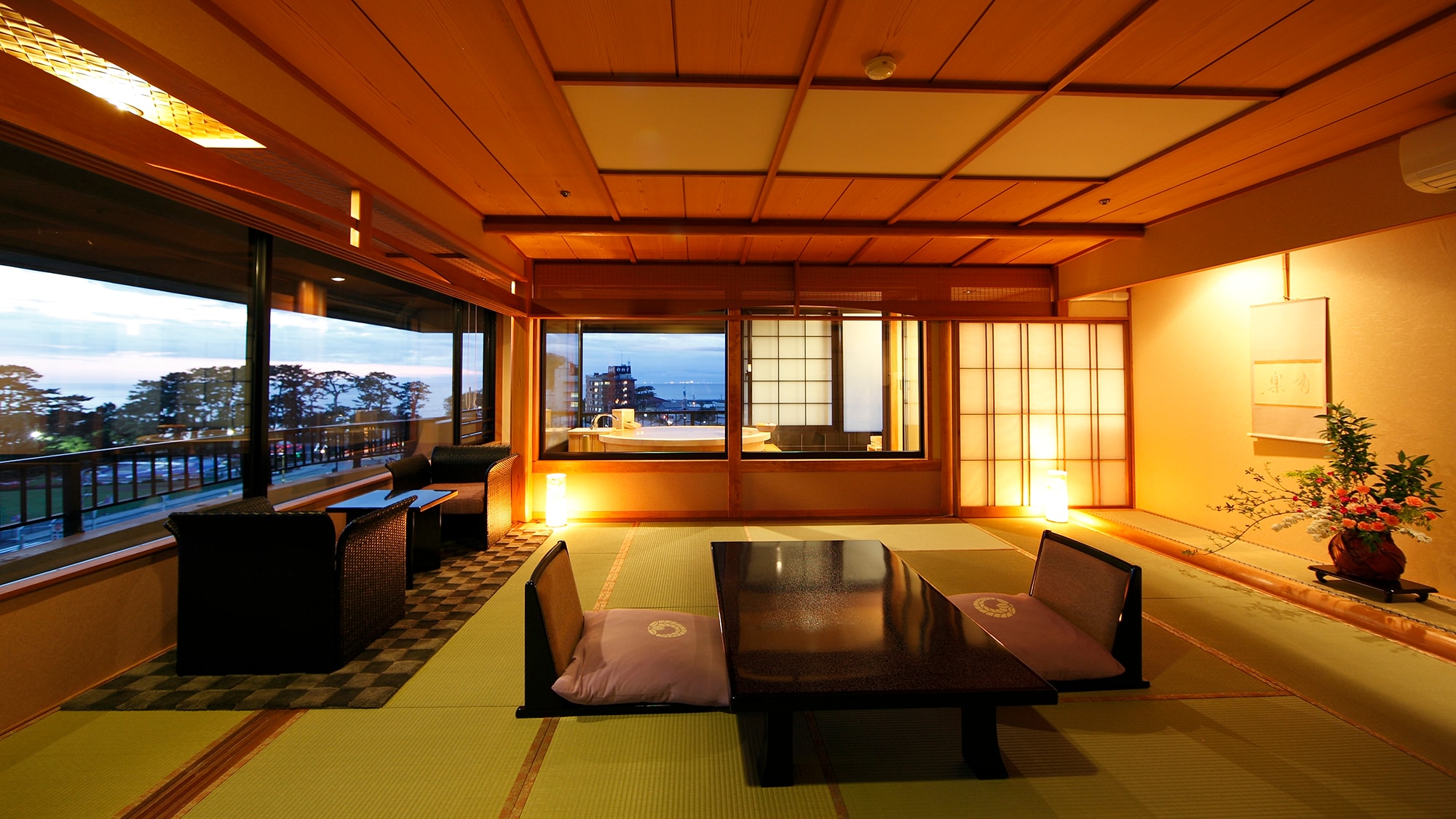 VIP room with open-air view