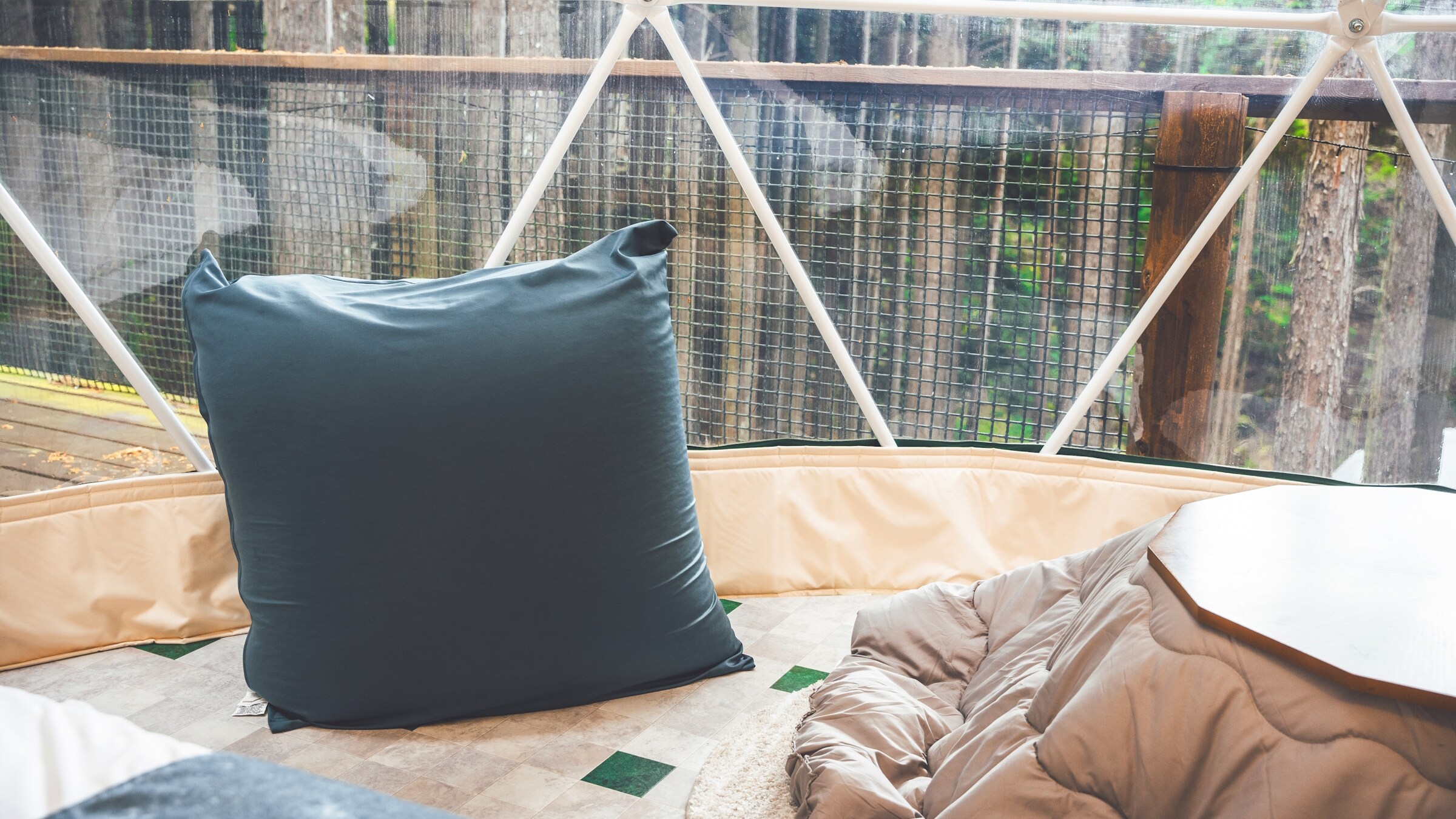 [Private sauna included] High-grade tent - interior