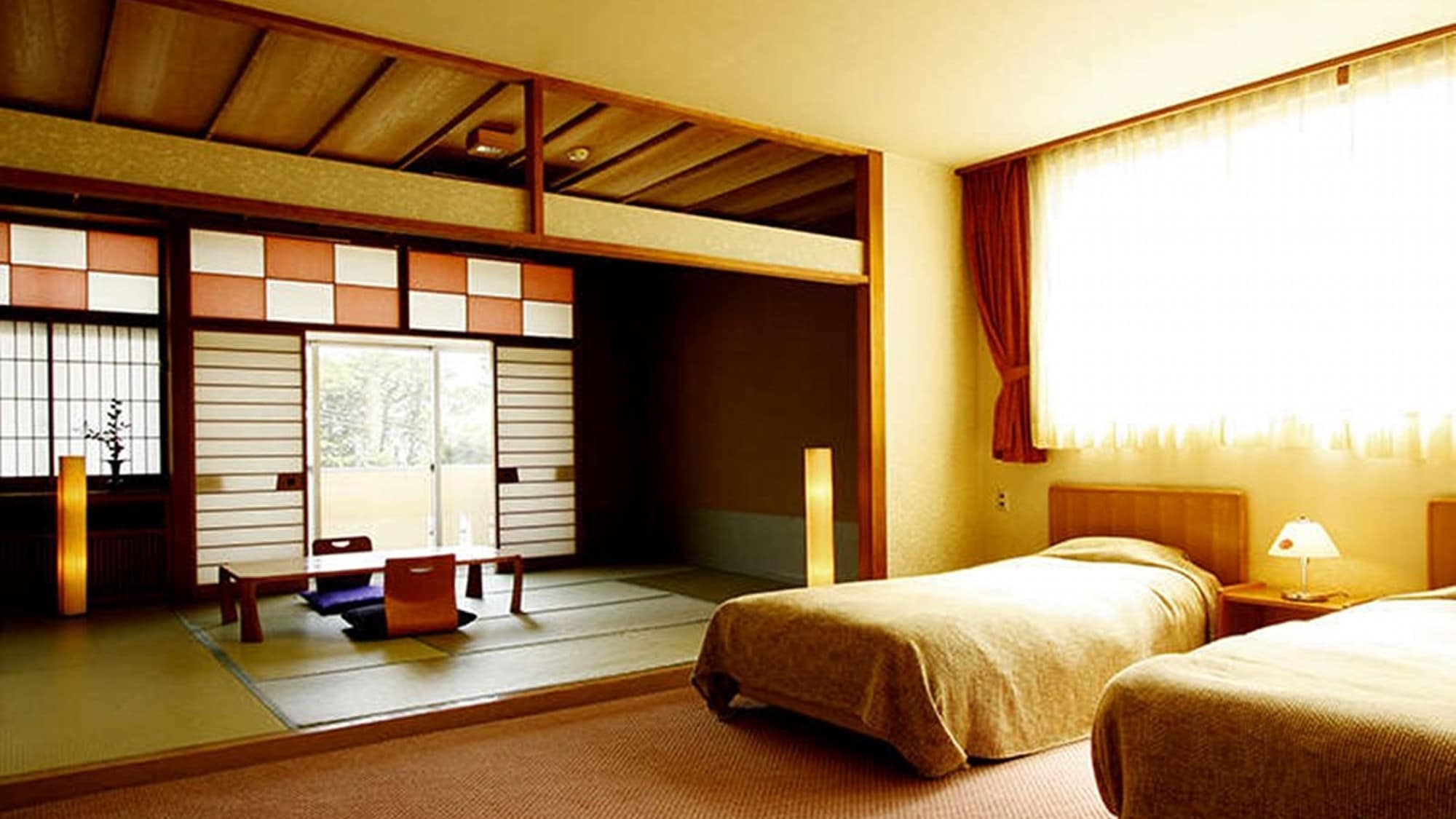 [Guest Rooms] Japanese-Western style rooms on the 3rd and 4th floors (example)