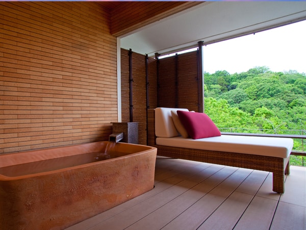 Wood deck (guest room with Kofuin open-air bath)