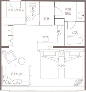 Premier Deluxe Room Floor Plan