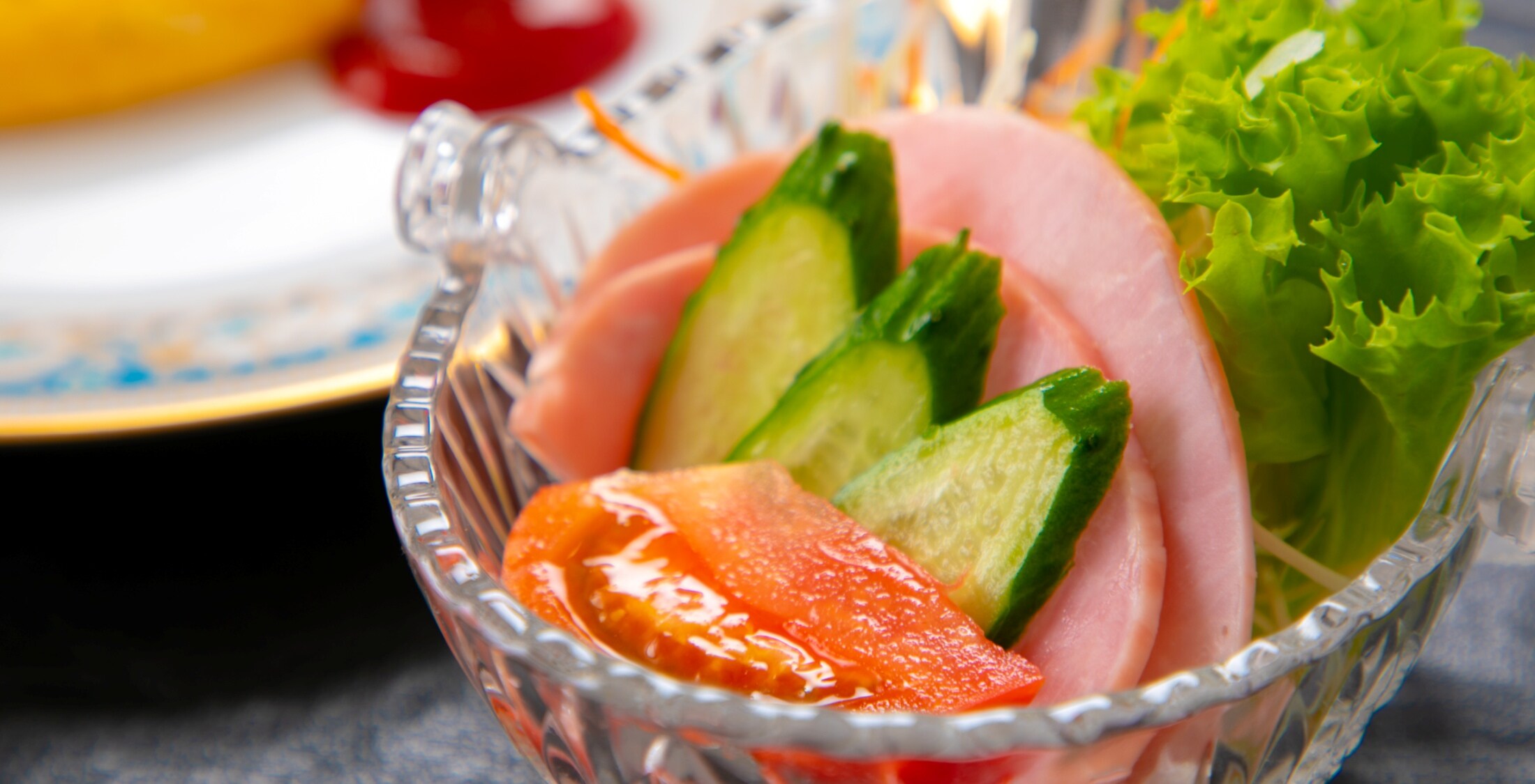 [Breakfast] Fresh vegetable salad