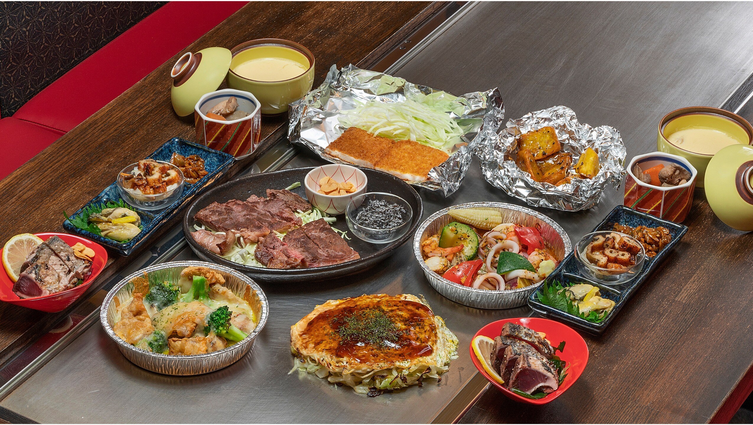 Hiroshima specialty teppanyaki